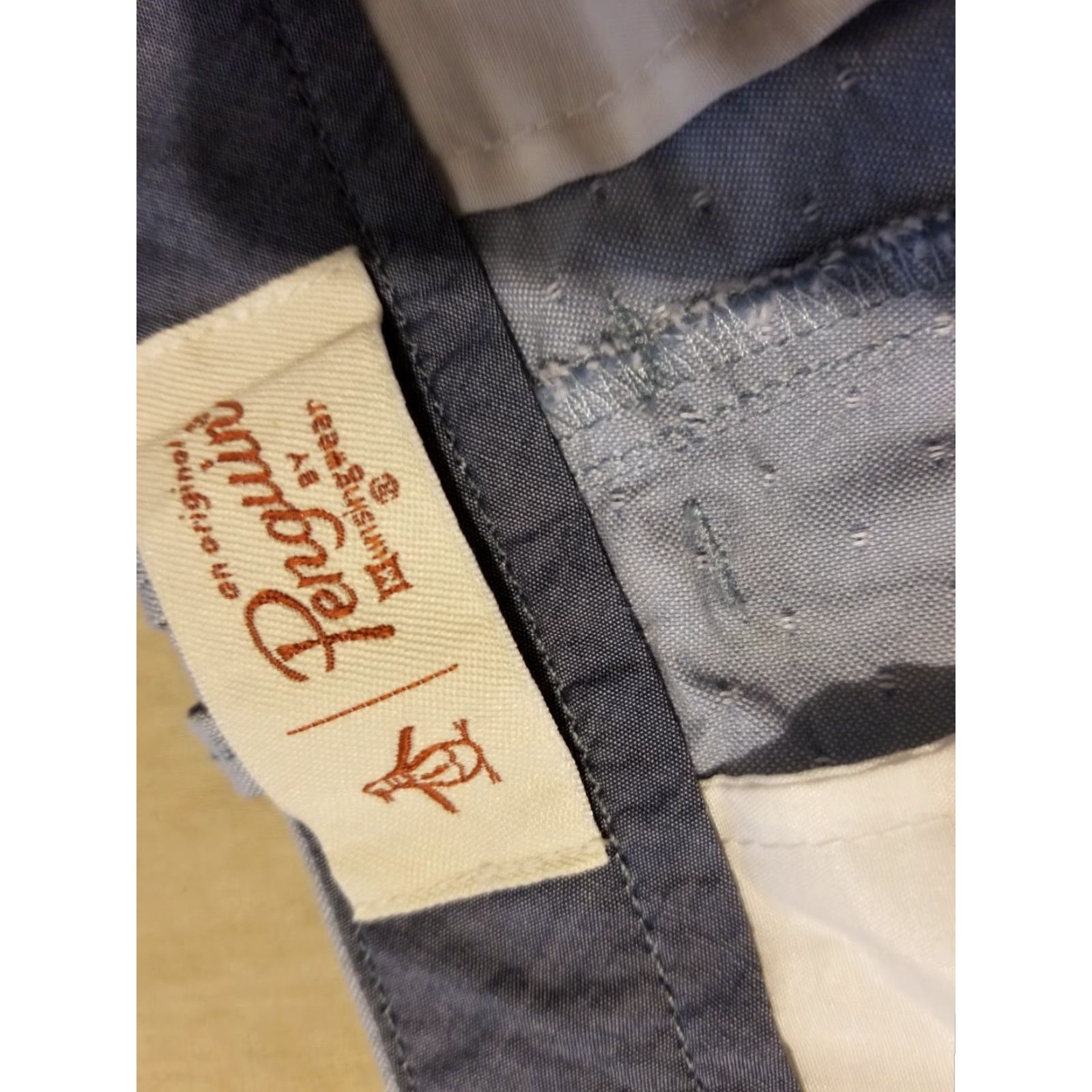 Vintage Penguin Shorts Khaki Blue Cotton Chino 30 32 Mens 30 Regular Size Mens Blue Chino Shorts Size US 30 / EU 46 - 4 Thumbnail