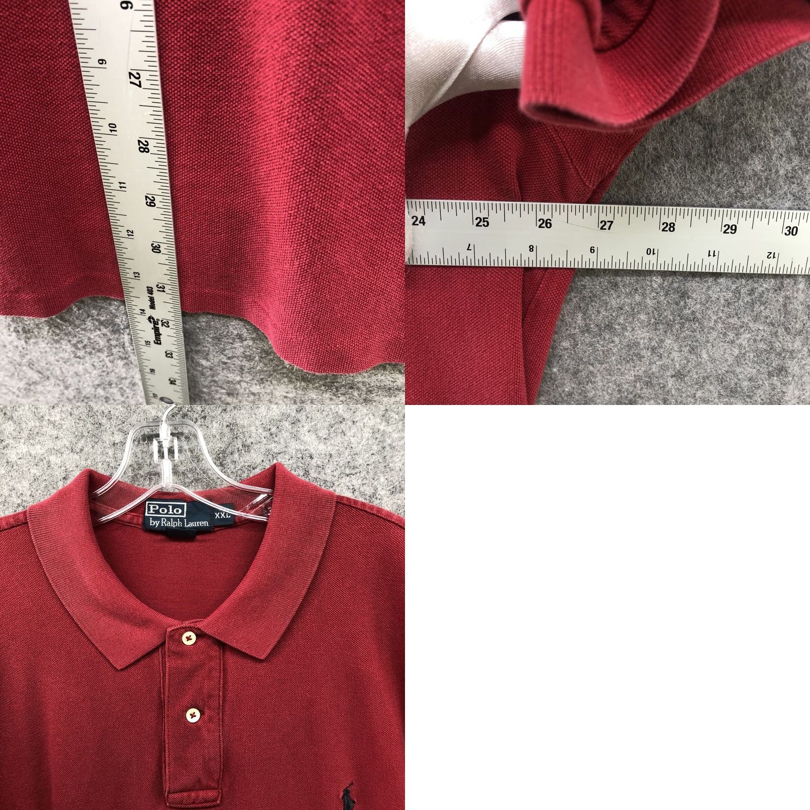 Polo Ralph Lauren Polo Ralph Lauren Polo Shirt Mens 2XL Red Pony Logo Short Sleeve Collared Button Knit Cotton Classic Preppy Size US XXL / EU 58 / 5 - 8 Thumbnail