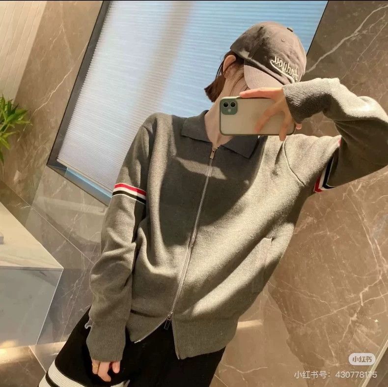 Thom Browne Thom Browne Double bar zipper sweater Size US S / EU 44-46 / 1 - 3 Thumbnail