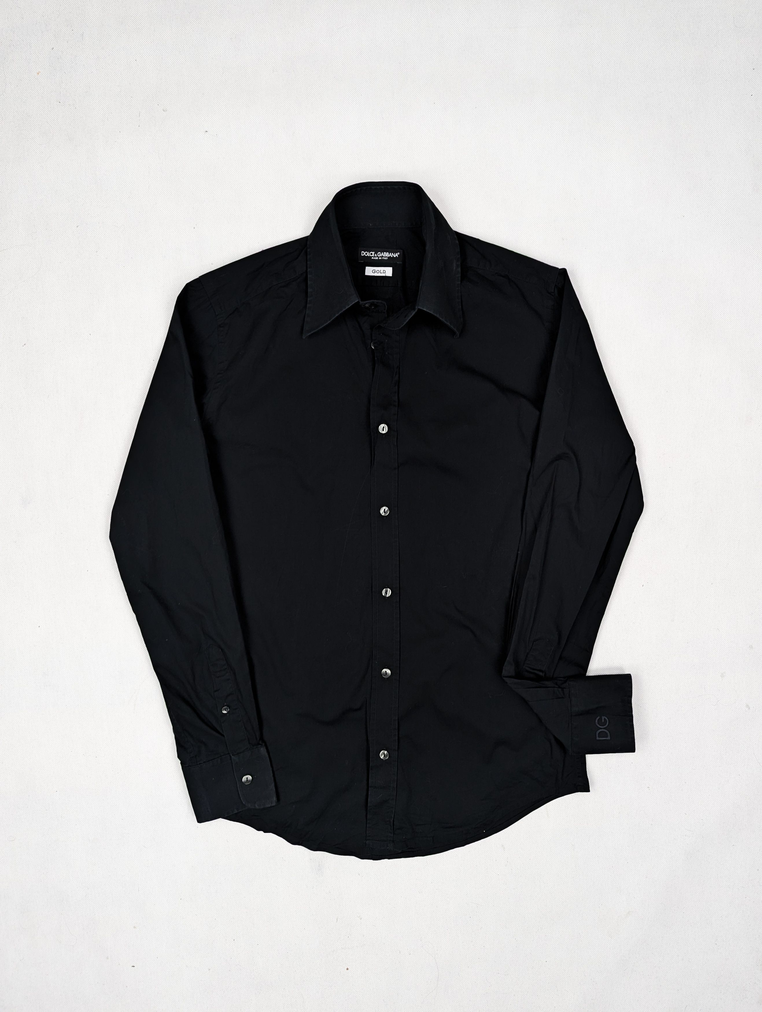 Dolce Gabbana black gold shirt
