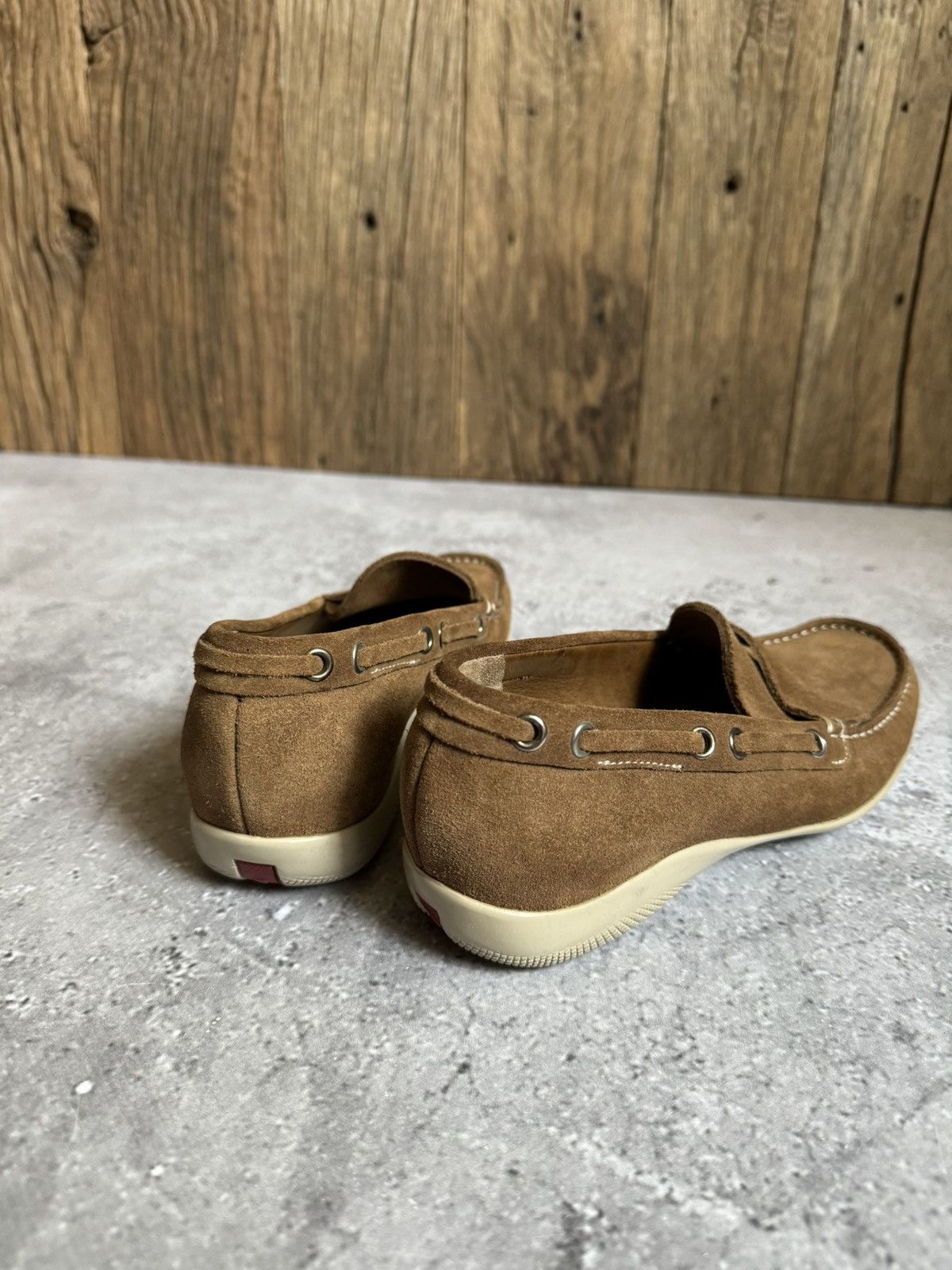 Vintage Prada Women’s Suede Loafers