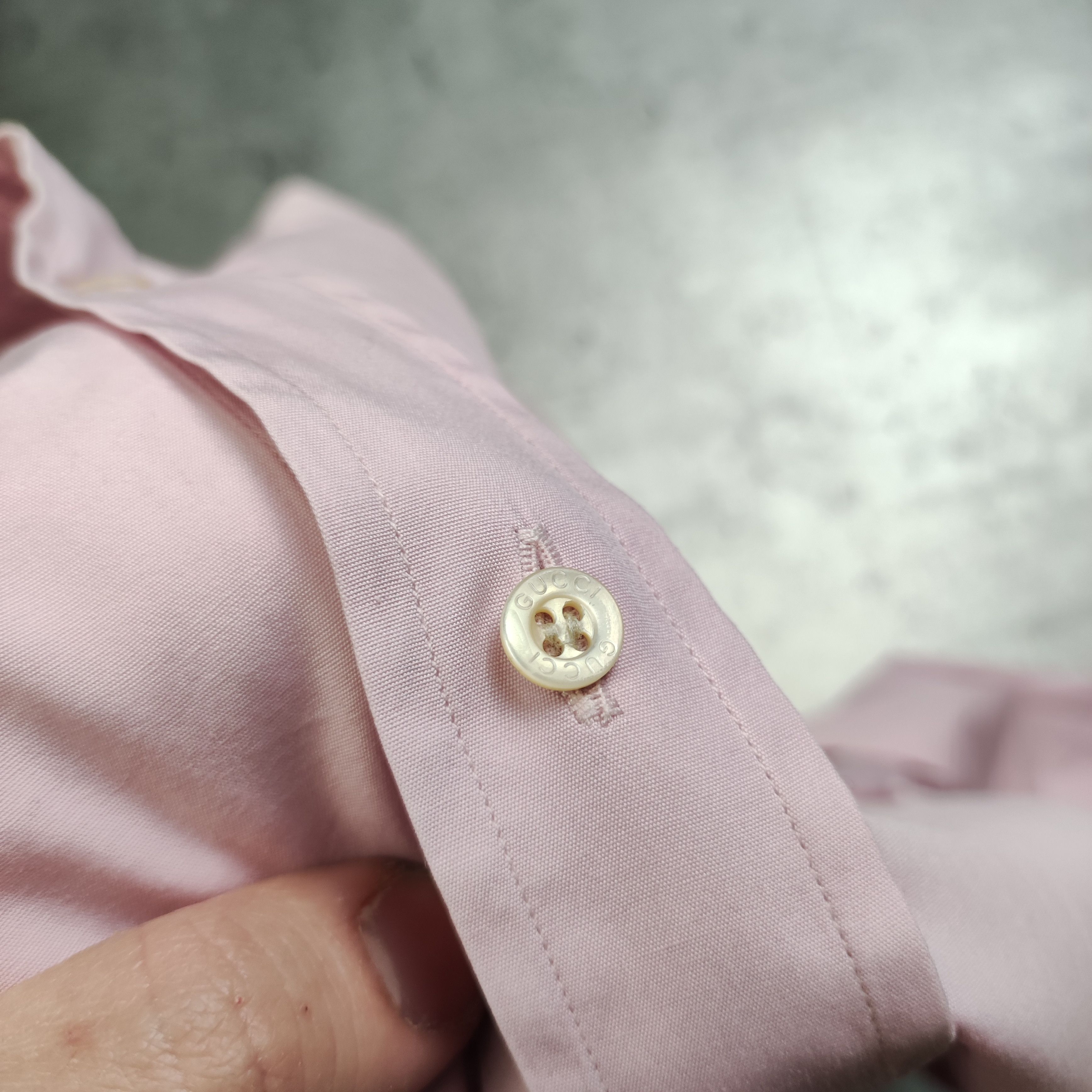 Gucci × Tom Ford RARE Gucci x Tom Ford Classic Slim Fit Light Pink Shirt Size US S / EU 44-46 / 1 - 8 Thumbnail