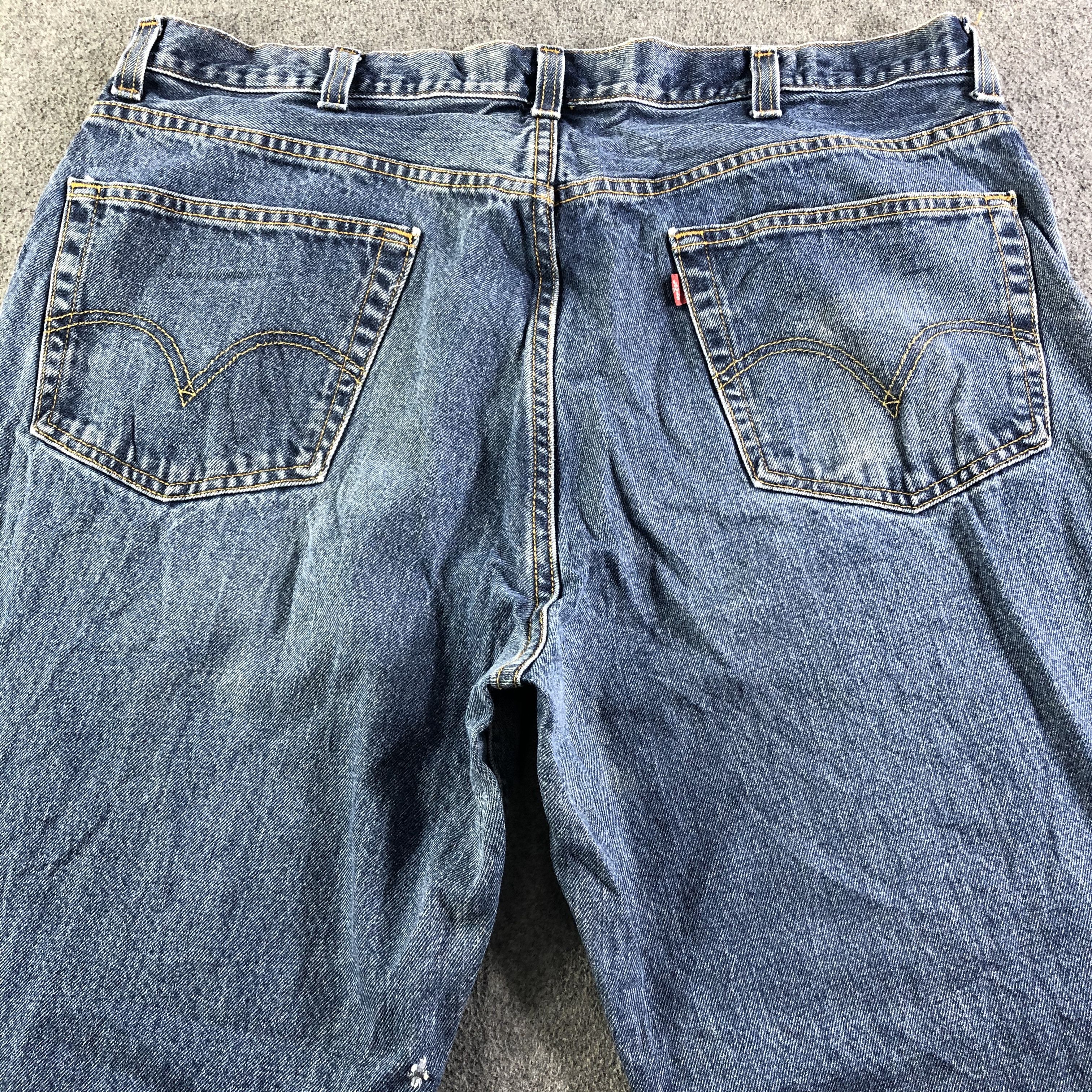Levi's Vintage Blue Wash Levis 550 Jeans-J3187 Size US 42 / EU 58 - 4 Thumbnail