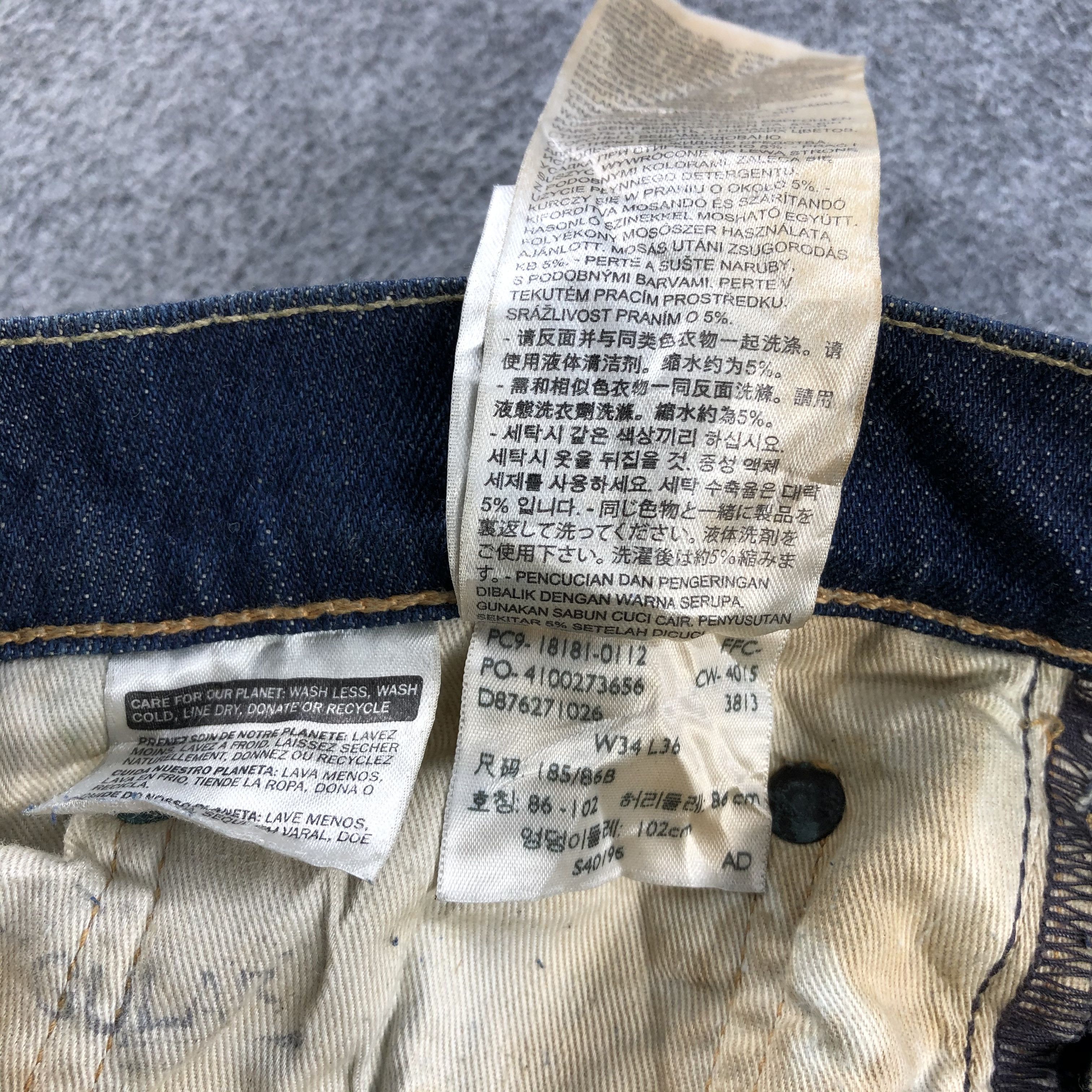 Levi's Vintage Levis 541 Cone Denim Jeans-J914 Size US 35 - 12 Thumbnail