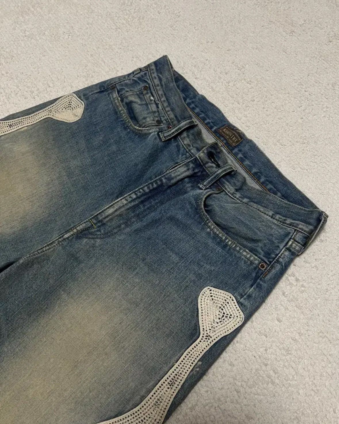 Kapital Kapital Bone Denim Shorts Size US 30 / EU 46 - 3 Thumbnail