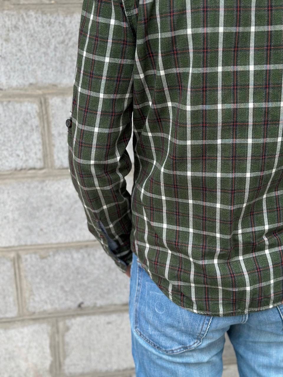 Flannel VTG Japan Style Checked Shirt Superdry Size M Man Green 00s Size US M / EU 48-50 / 2 - 8 Thumbnail