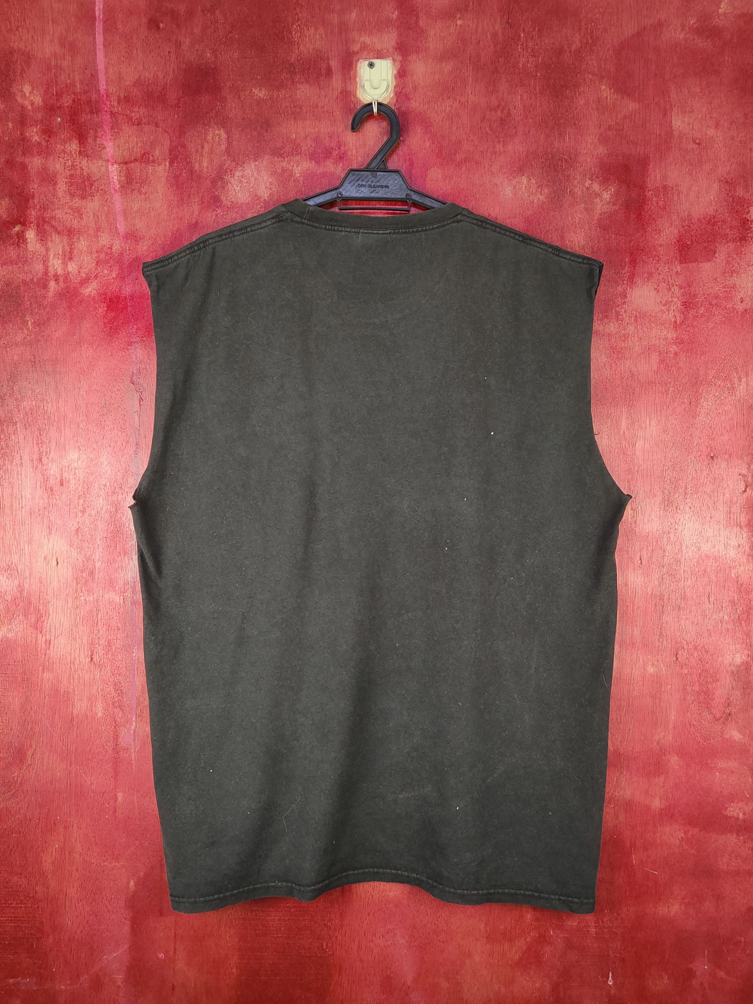 Stussy Stussy Black Faded Sleeveless vintage worn tee #S2045 Size US XL / EU 56 / 4 - 8 Thumbnail