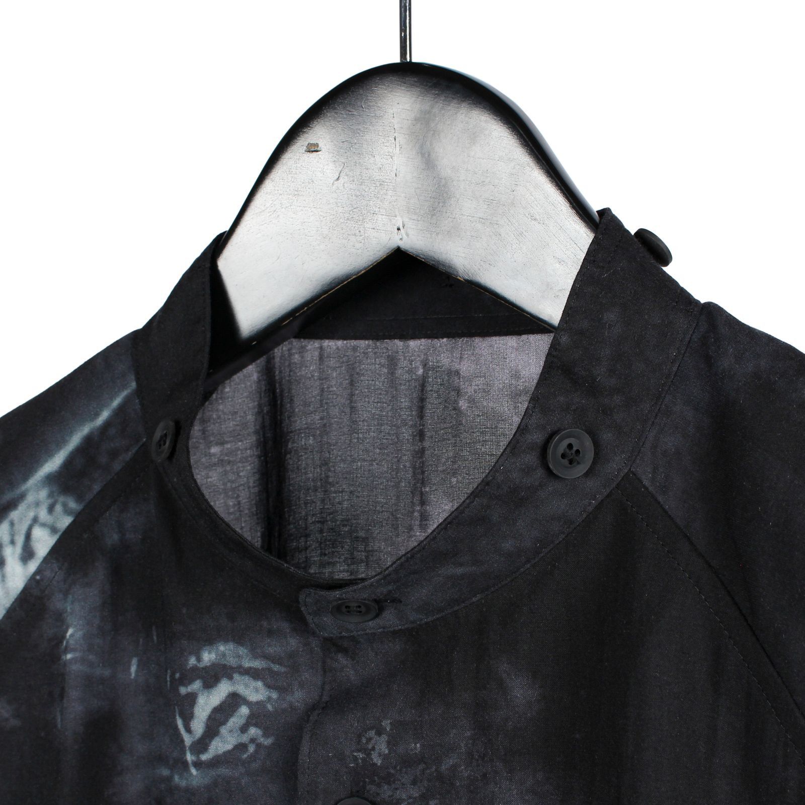 Yohji Yamamoto Yohji Yamamoto Pour Homme - Printed side gusset Blouse Size US M / EU 48-50 / 2 - 11 Thumbnail