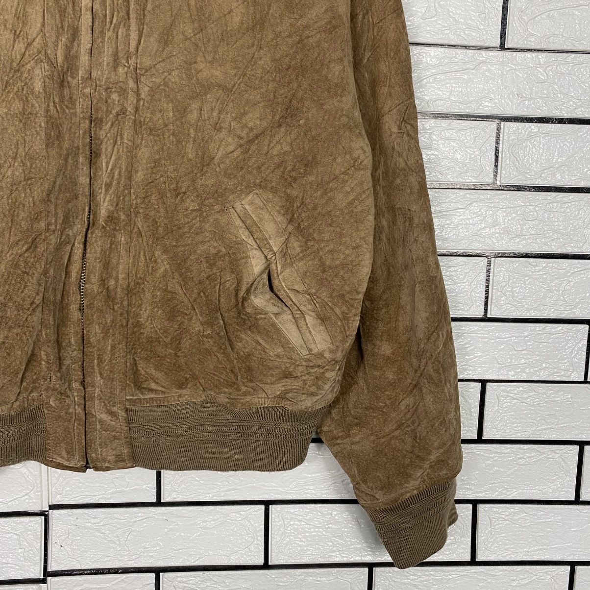 Japanese Brand 📌Vintage Genuine Leather Jacket Comme Ca Ism Big Logo Size US M / EU 48-50 / 2 - 7 Thumbnail