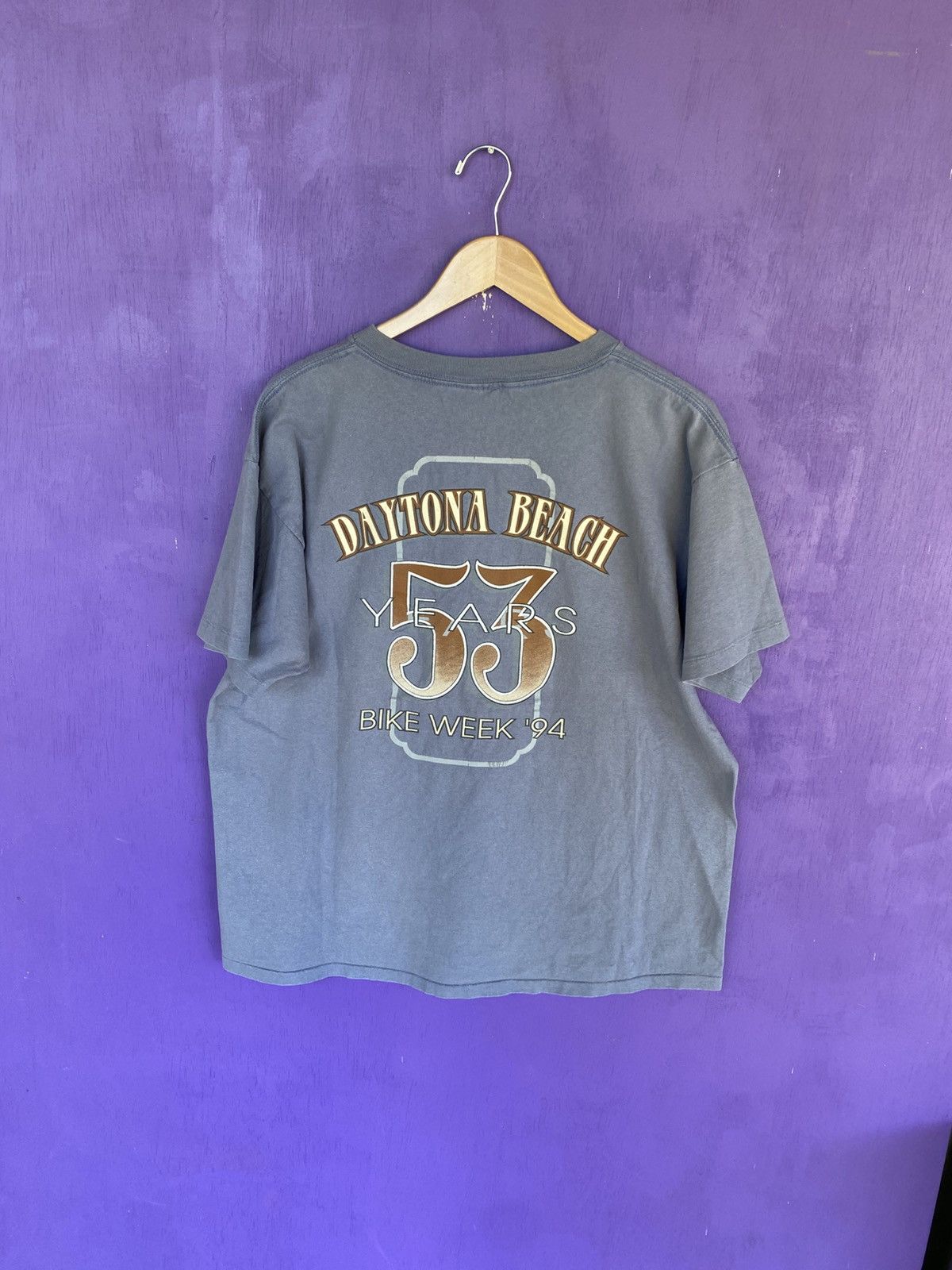 Harley Davidson Vintage 1994 Harley davidson daytona bike week t-shirt Size US XL / EU 56 / 4 - 2 Thumbnail