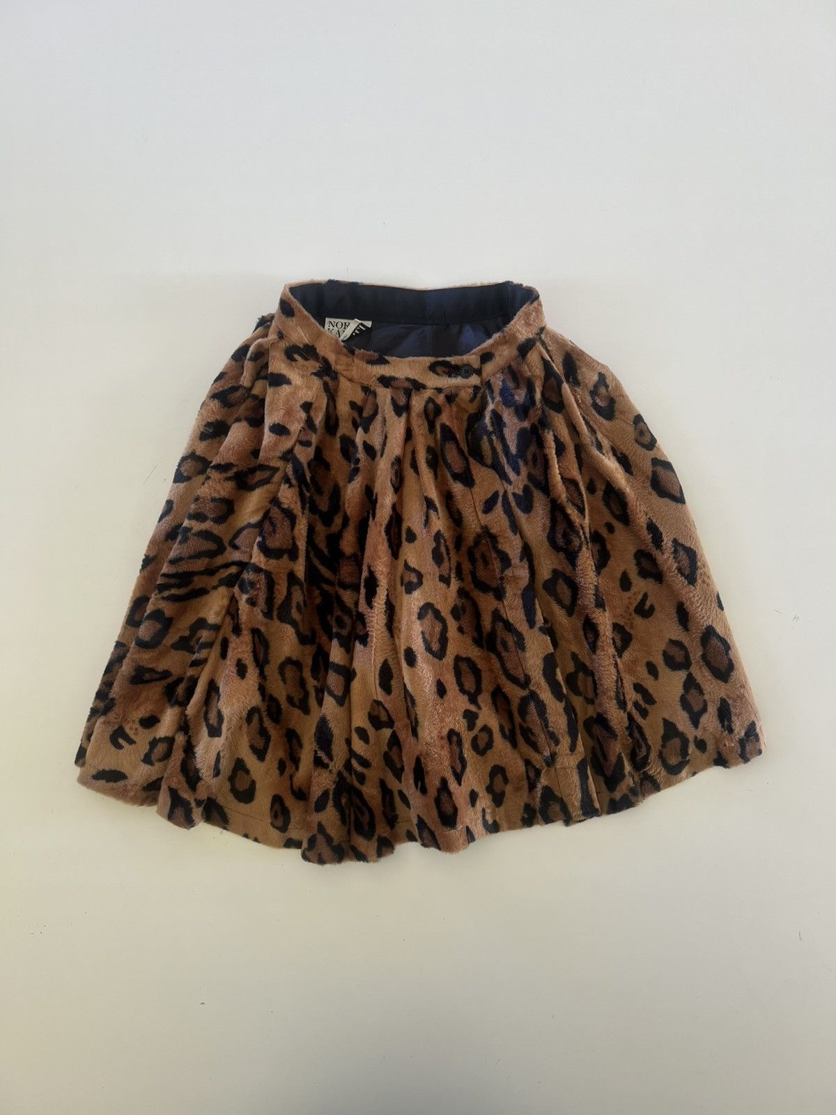 Norma Kamali Norma Kamali Midi Skirt Leopard Waist 24" Size 24" / US 00 / IT 34 - 1 Thumbnail