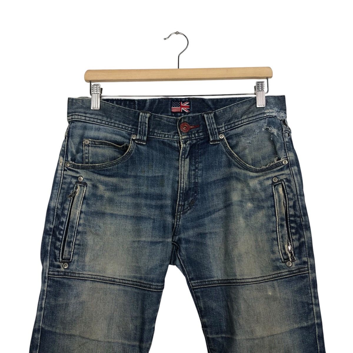 Japanese Brand 📌Vintage Denim Pants Biker Rupert Japan Size US 32 / EU 48 - 4 Thumbnail