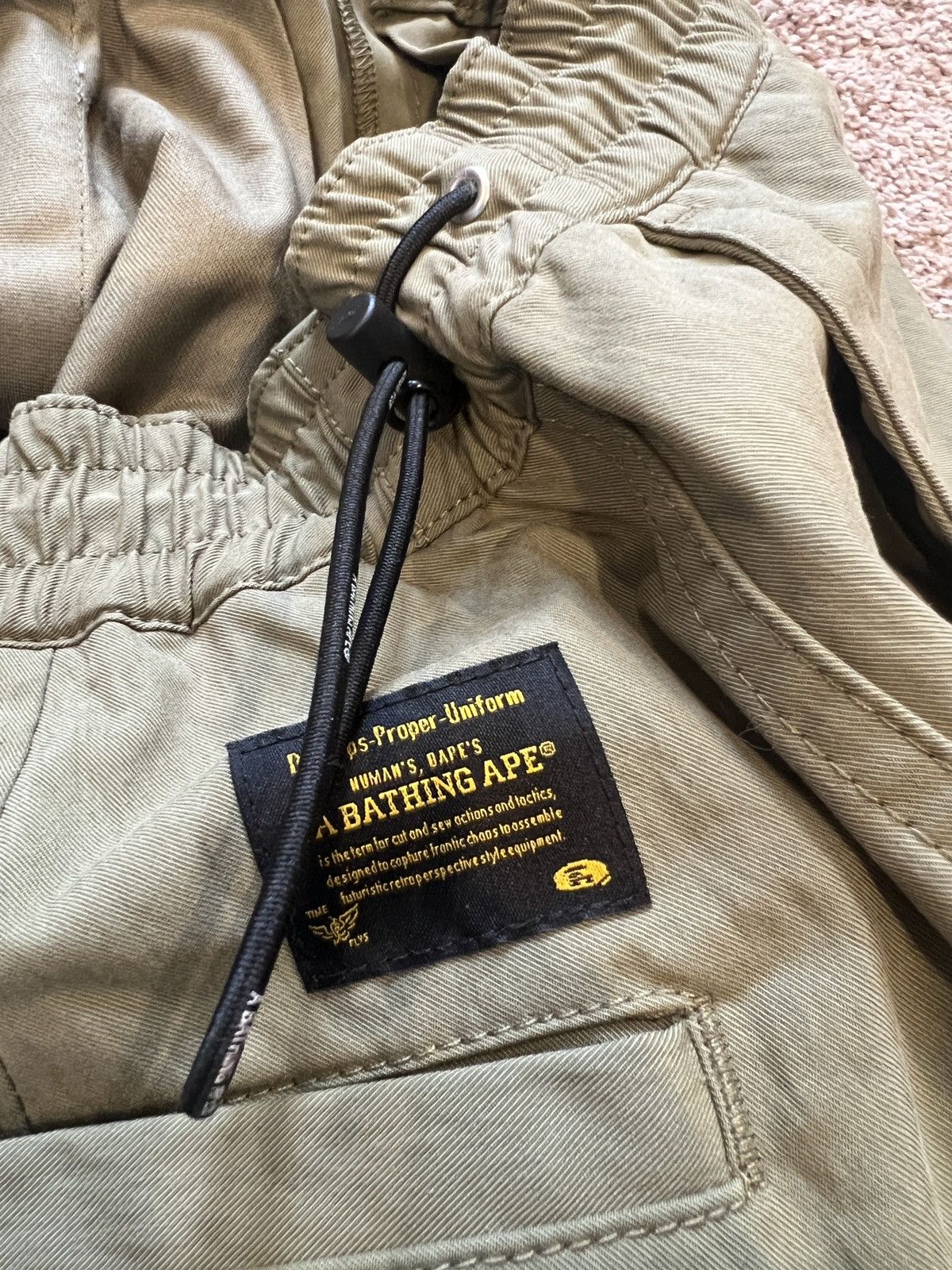 Bape Wide Cargo Shorts Size US 30 / EU 46 - 8 Thumbnail