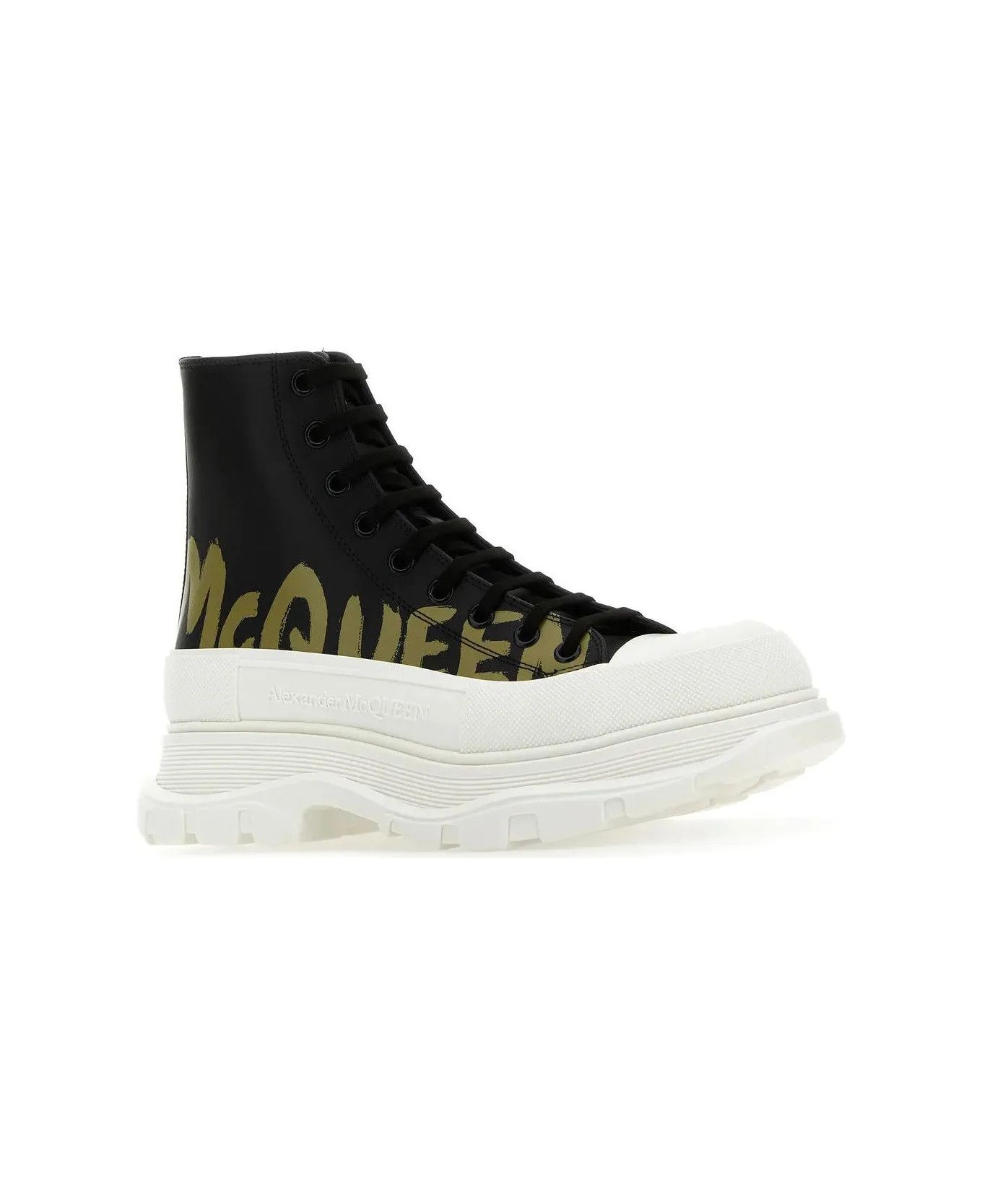Alexander McQueen o1w1db10725 Tread Slick Boot in Black Size US 11 / EU 44 - 2 Thumbnail