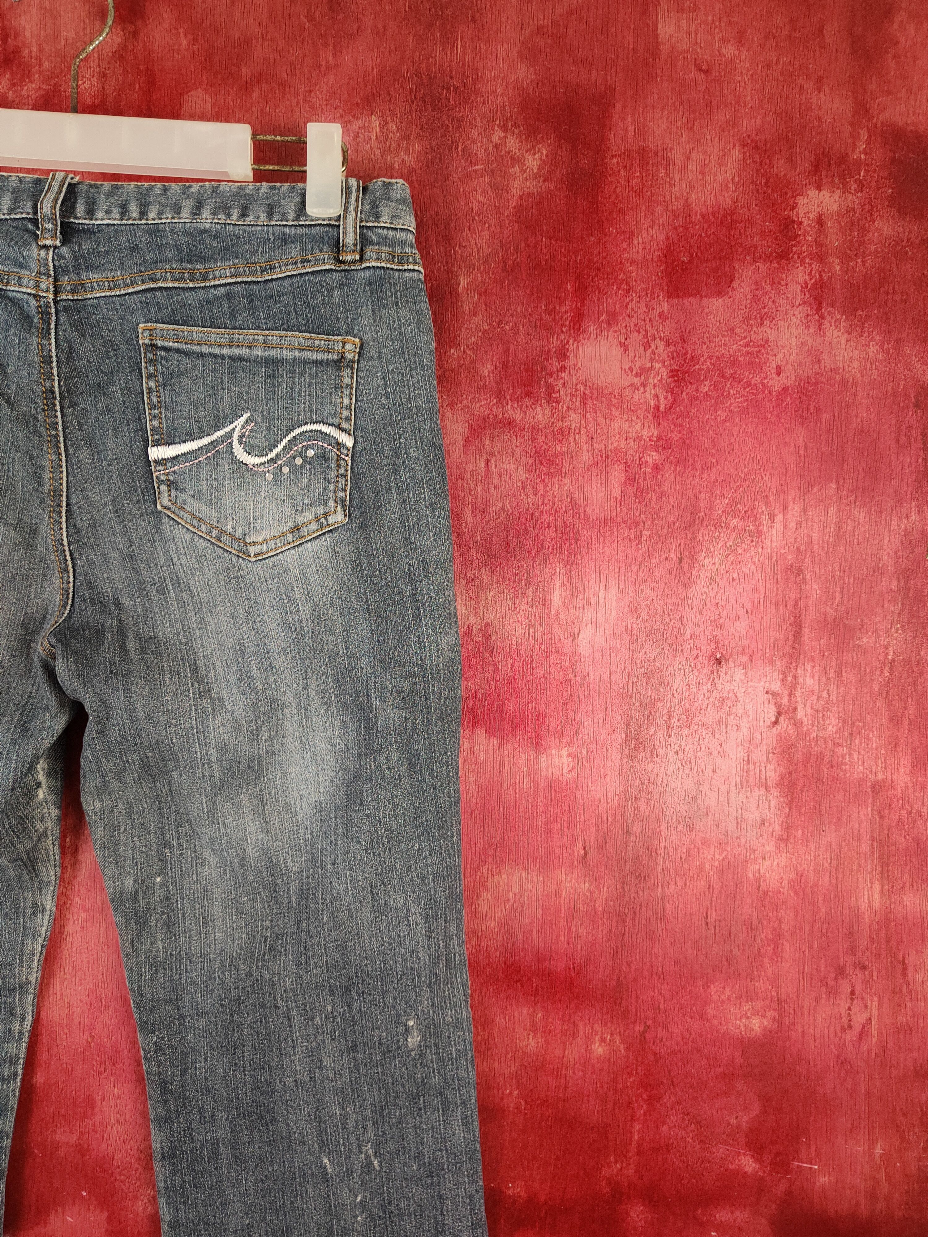 Japanese Brand Japanese Brand Dark Blue Distressed Ripped Jeans #S2127 Size 30" / US 8 / IT 44 - 13 Thumbnail