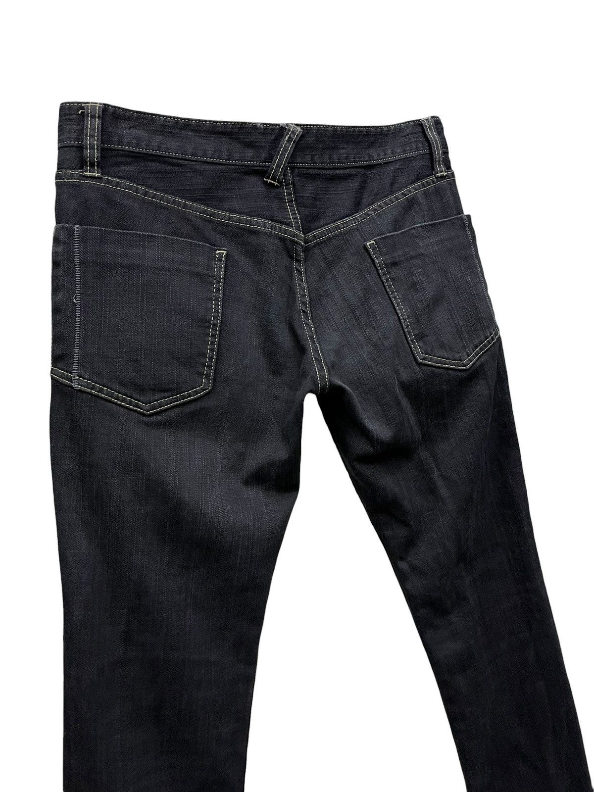 PPFM Vintage PPFM Multi Zipper Super Slim Low Rise Grunge Denim Size US 30 / EU 46 - 10 Thumbnail