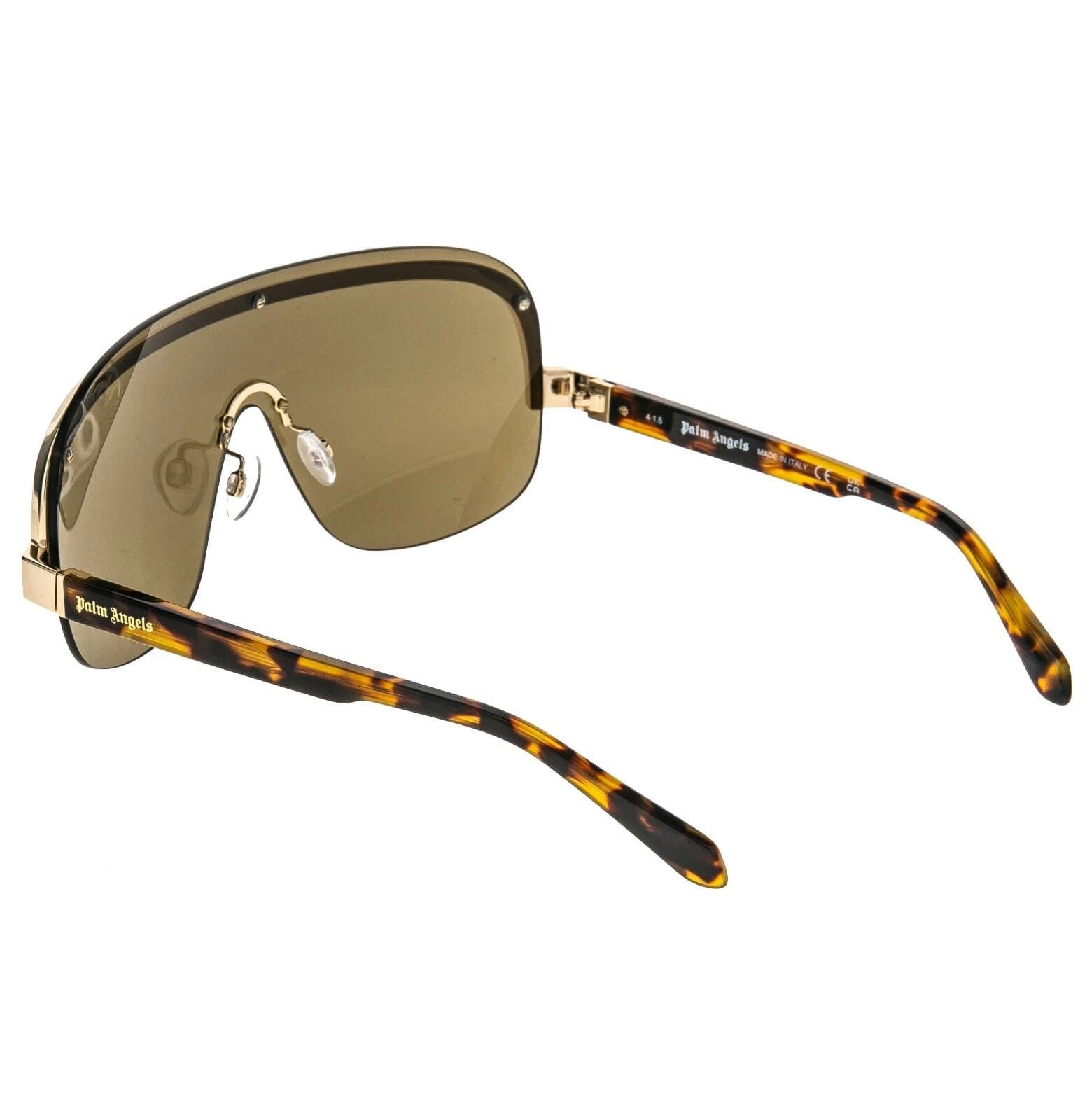 Palm Angels PALM ANGELS PERI10I 10I KING Brown Havana Mask Unisex Size ONE SIZE - 8 Thumbnail