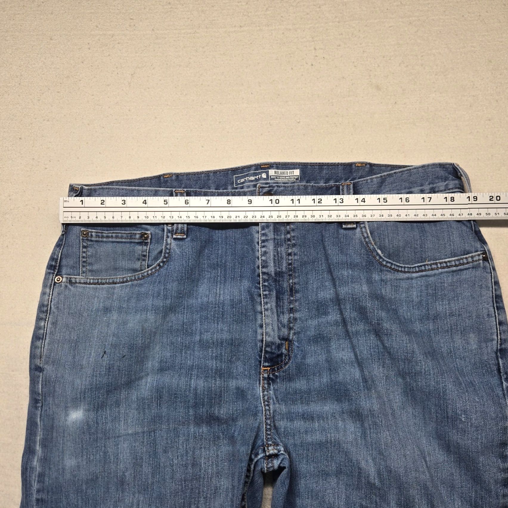 Carhartt Carhartt Relaxed Fit Blue Jeans Adult Men's 38W x 34L Denim Casual Pants Size US 38 / EU 54 - 5 Thumbnail