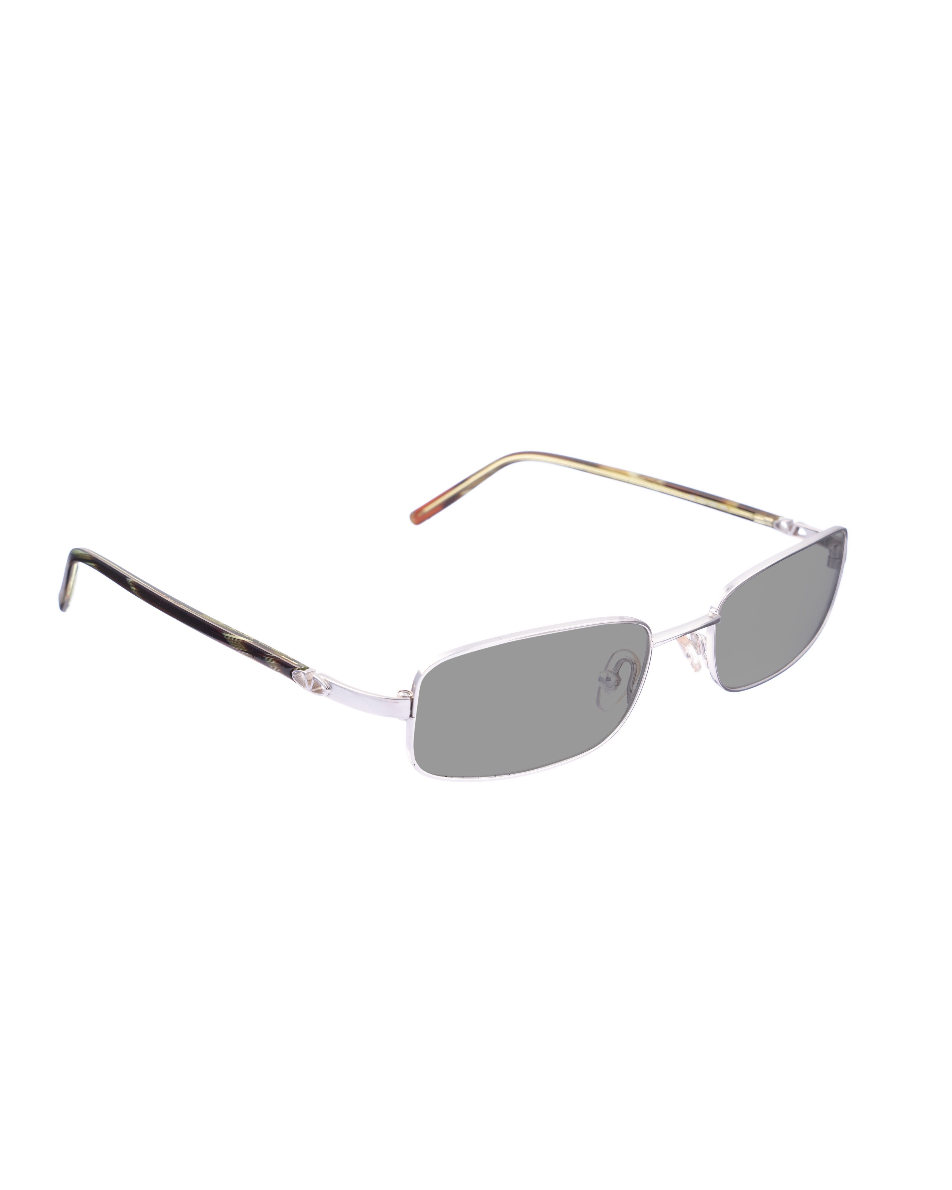 Valentino '00s Silver Office Siren Sunglasses