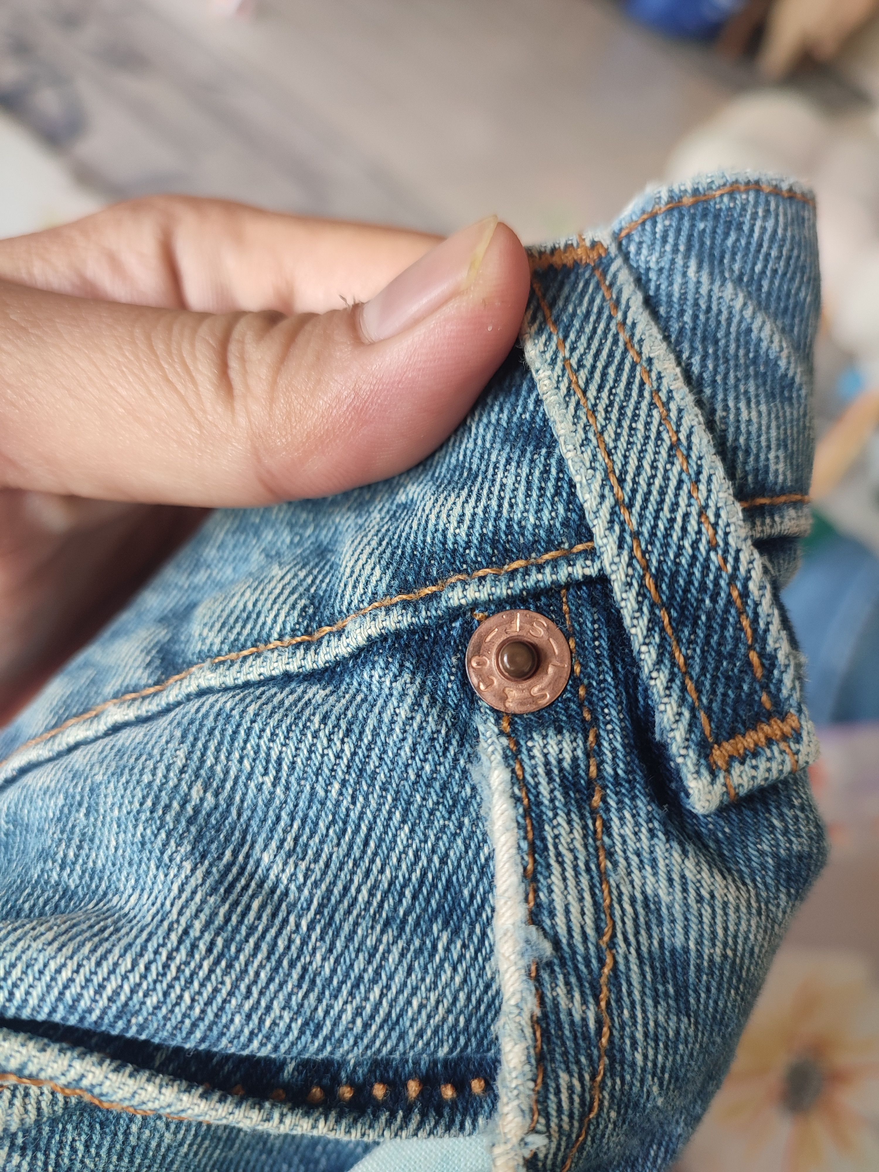Levi's 💥Vtg Levi's 550 Orange Tab Jeans Size US 36 / EU 52 - 5 Thumbnail
