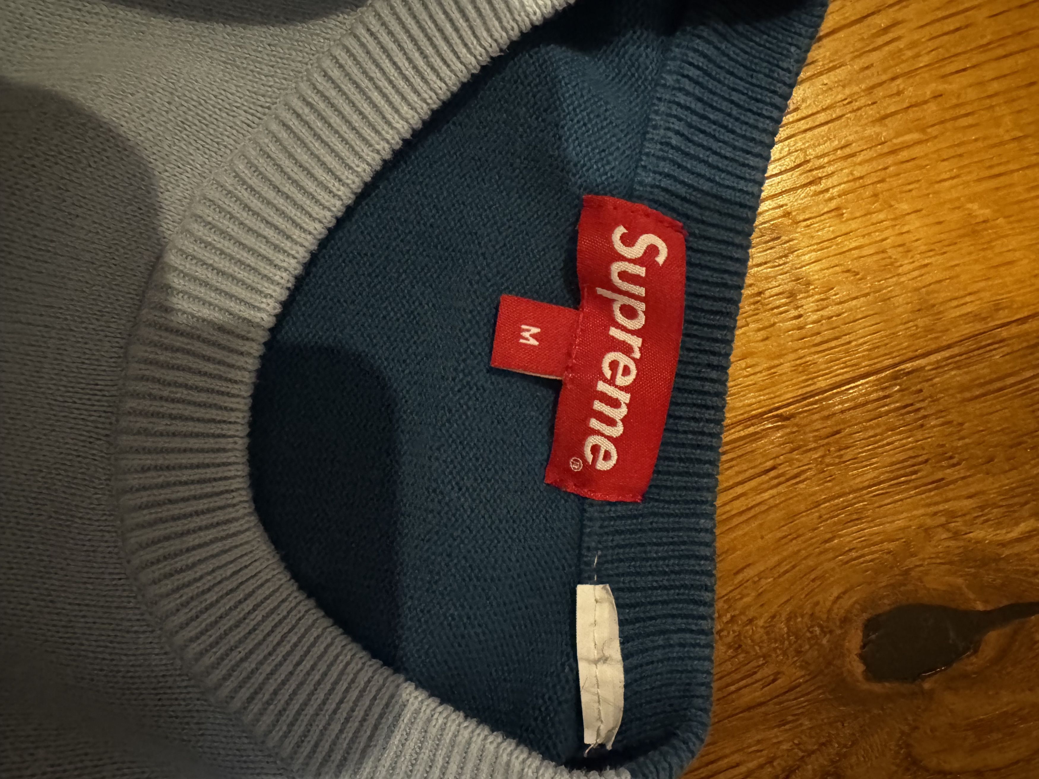 Supreme Jacquard 2 Tone Sweater Strickpullover Size US M / EU 48-50 / 2 - 4 Thumbnail