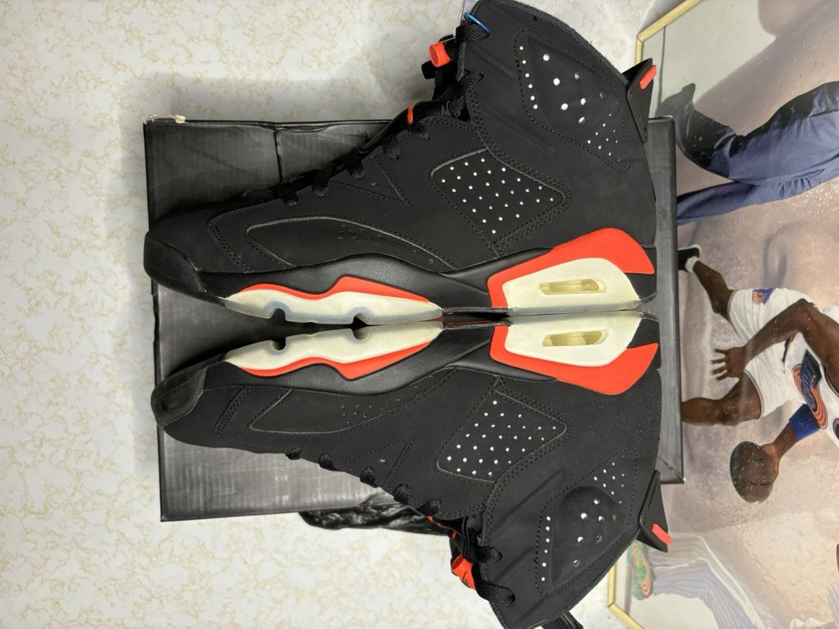 Jordan Brand Air Jordan 6 Retro 2019 Infrared 2019 Size US 10.5 / EU 43-44 - 4 Thumbnail