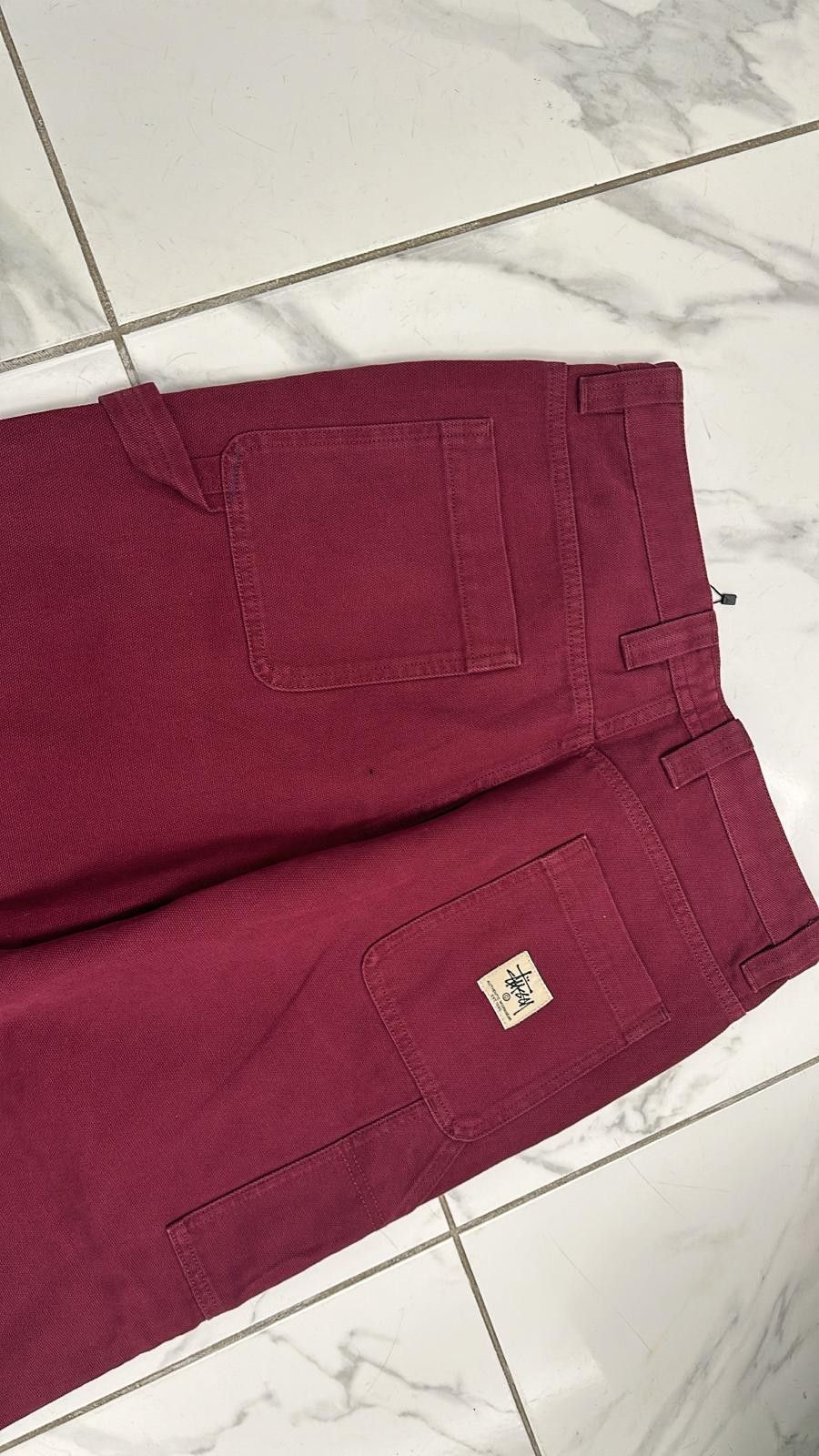 Stussy × Vintage Stussy Sample Doublee Knee Wine Size 32 Size US 32 / EU 48 - 2 Thumbnail