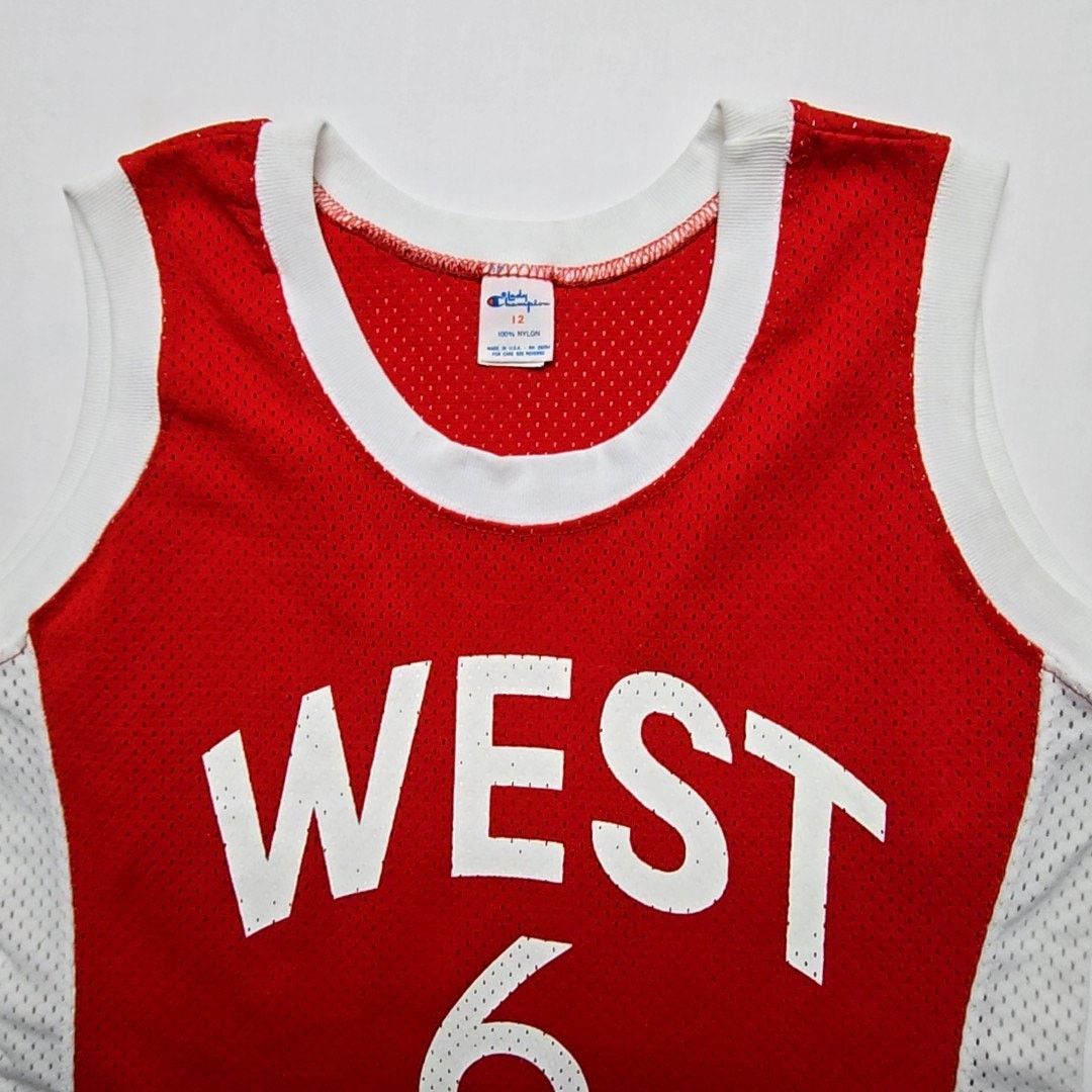 Champion Vintage Champion Jersey Red Mesh Tank Top Womens Size 12 Size XL / US 12-14 / IT 48-50 - 4 Thumbnail