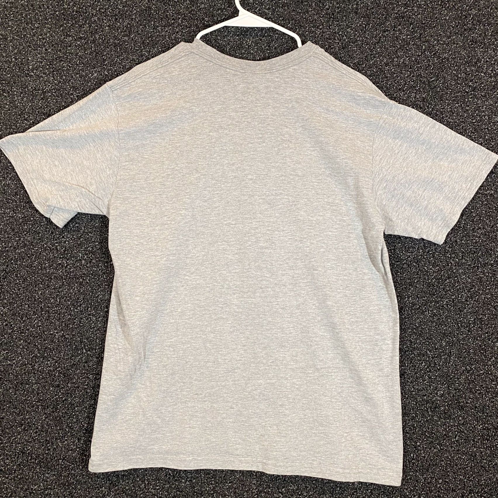 Nike Nike T-Shirt Men Large Basketball Script Gray Cotton All Seasons 2000s Size US L / EU 52-54 / 3 - 5 Thumbnail