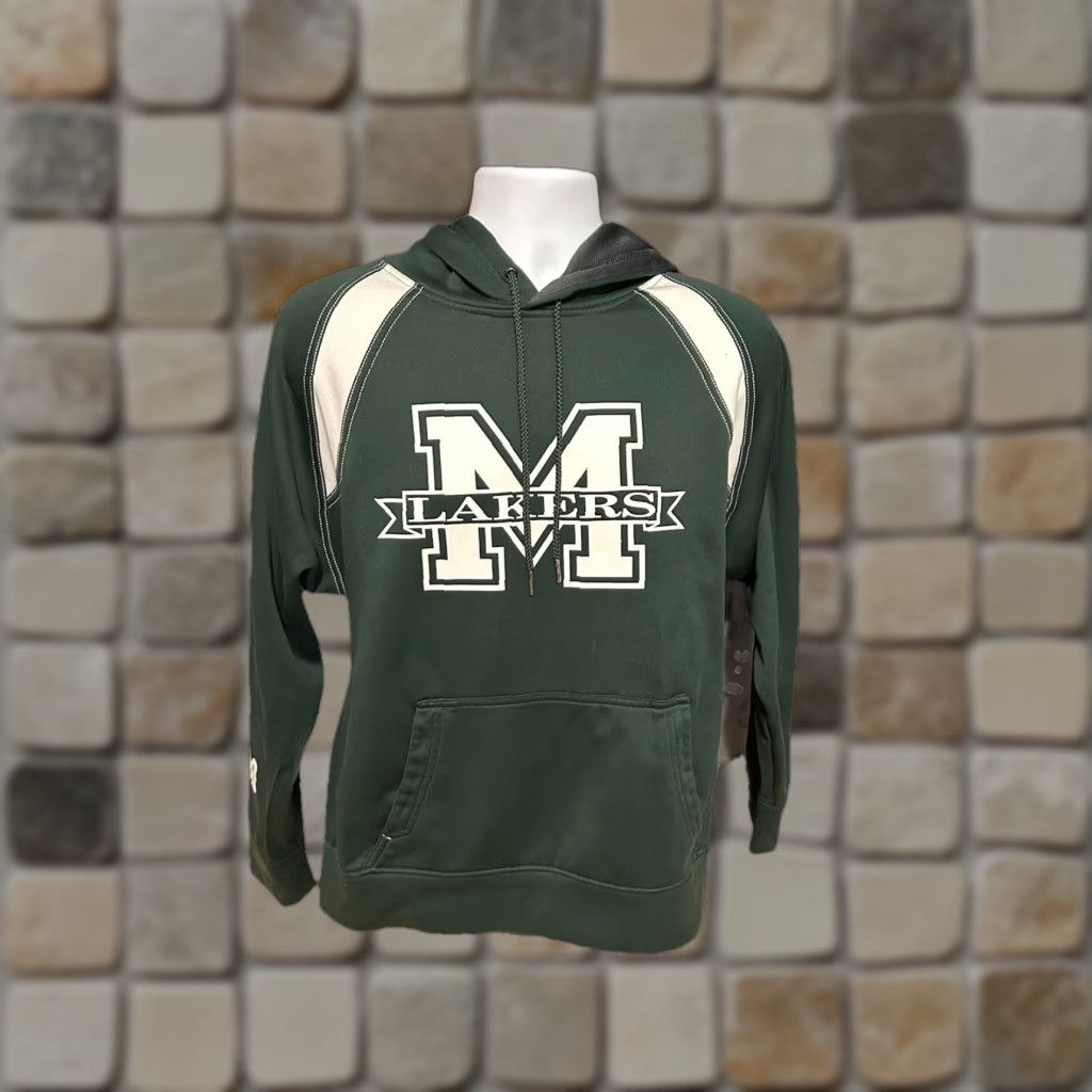 KangaROOS VINTAGE Mercyhurst University Hoodie Adult Small Green Drawstrings Kangaroo Pocket Size US S / EU 44-46 / 1 - 1 Thumbnail
