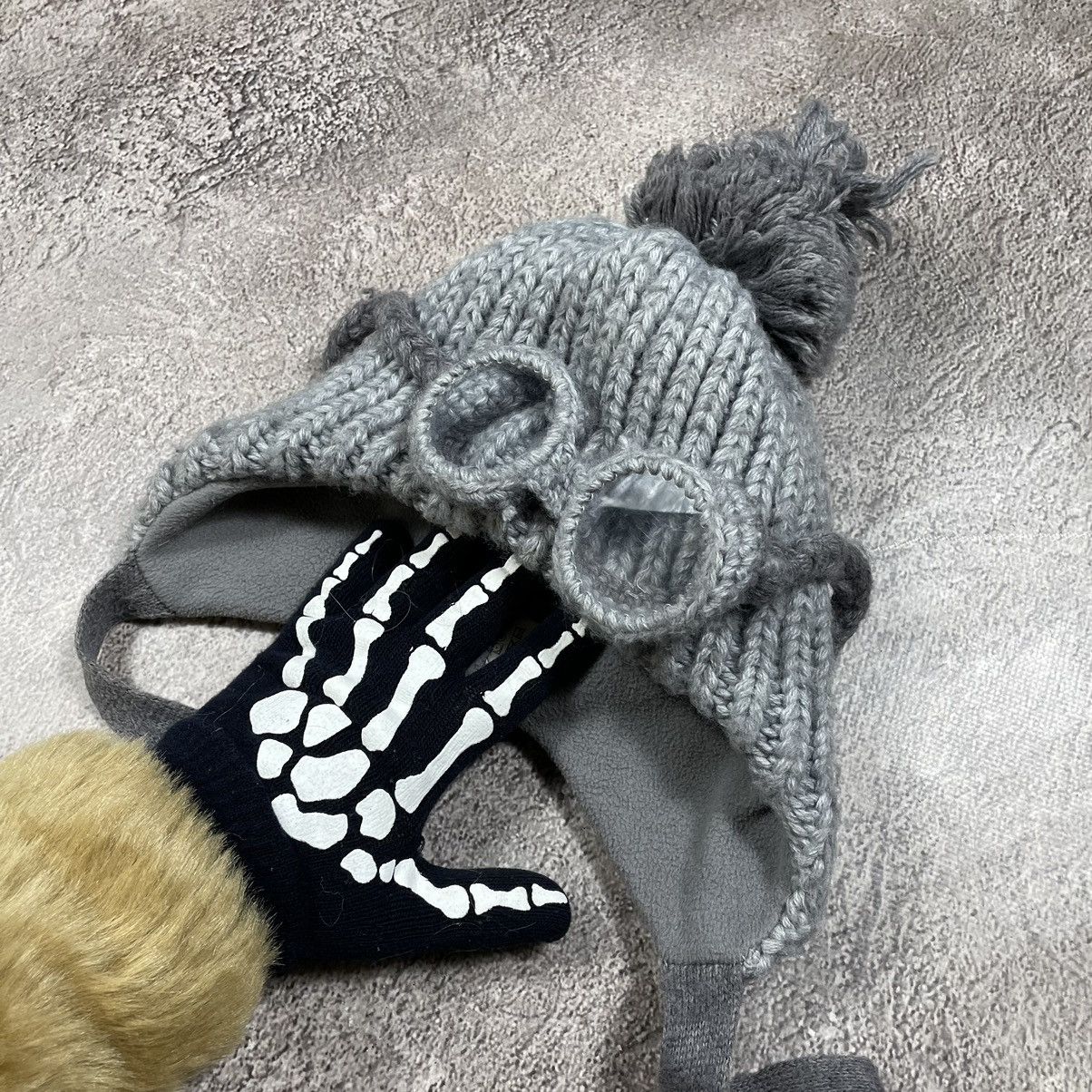 If Six Was Nine Vintage 90s Alt Beanie Mohair Ushanka Faux American VTg Size ONE SIZE - 2 Thumbnail