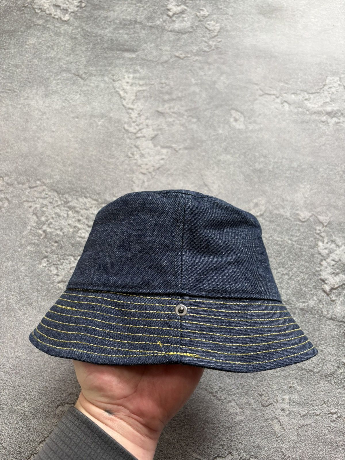 Jean Paul Gaultier Jean Paul Gaultier Pour Vous Denim Bucket Hat Bucket size OS Size ONE SIZE - 3 Thumbnail