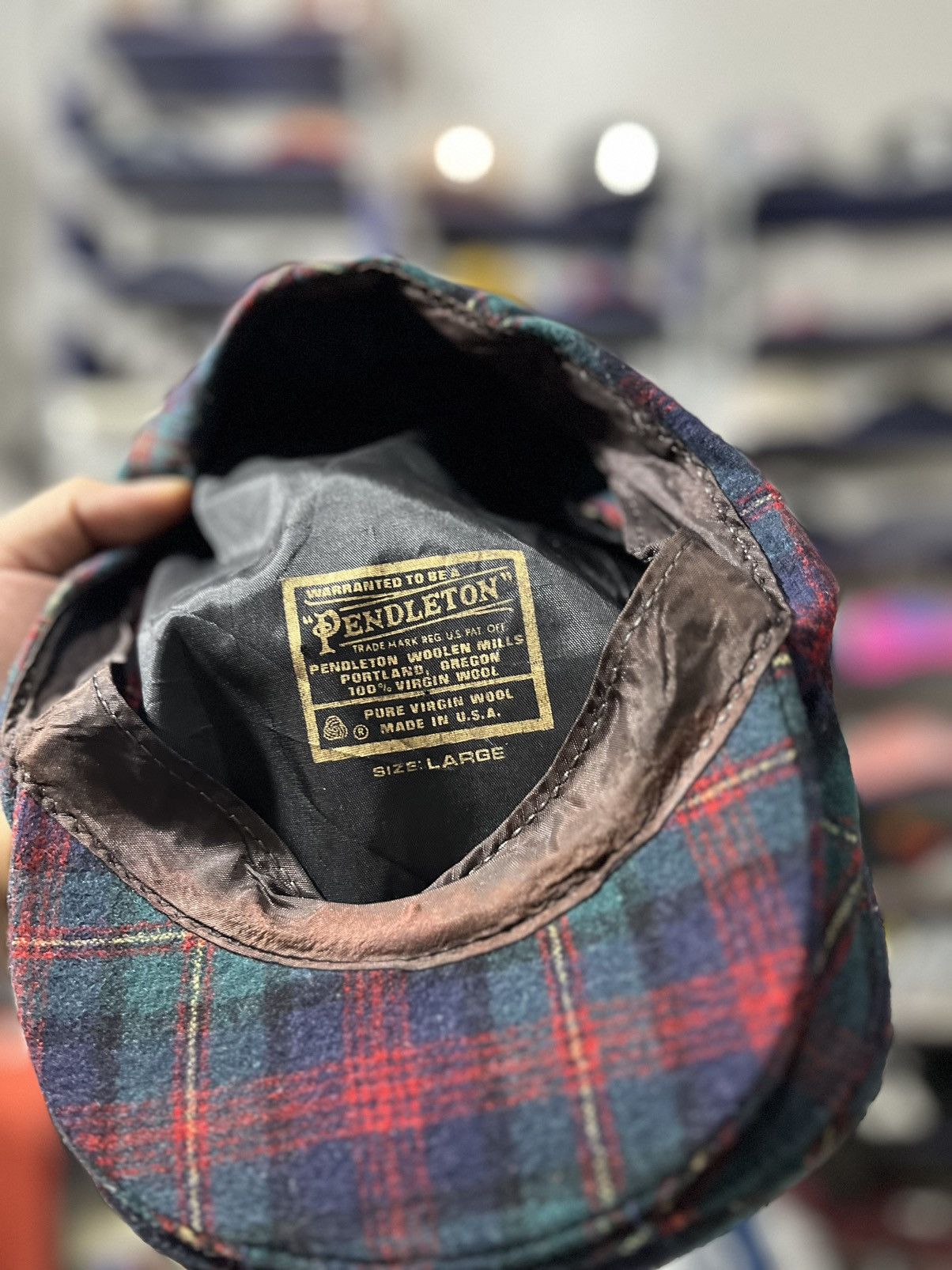 Designer × Pendleton × Vintage Pendelton berets flatcap Size ONE SIZE - 4 Thumbnail
