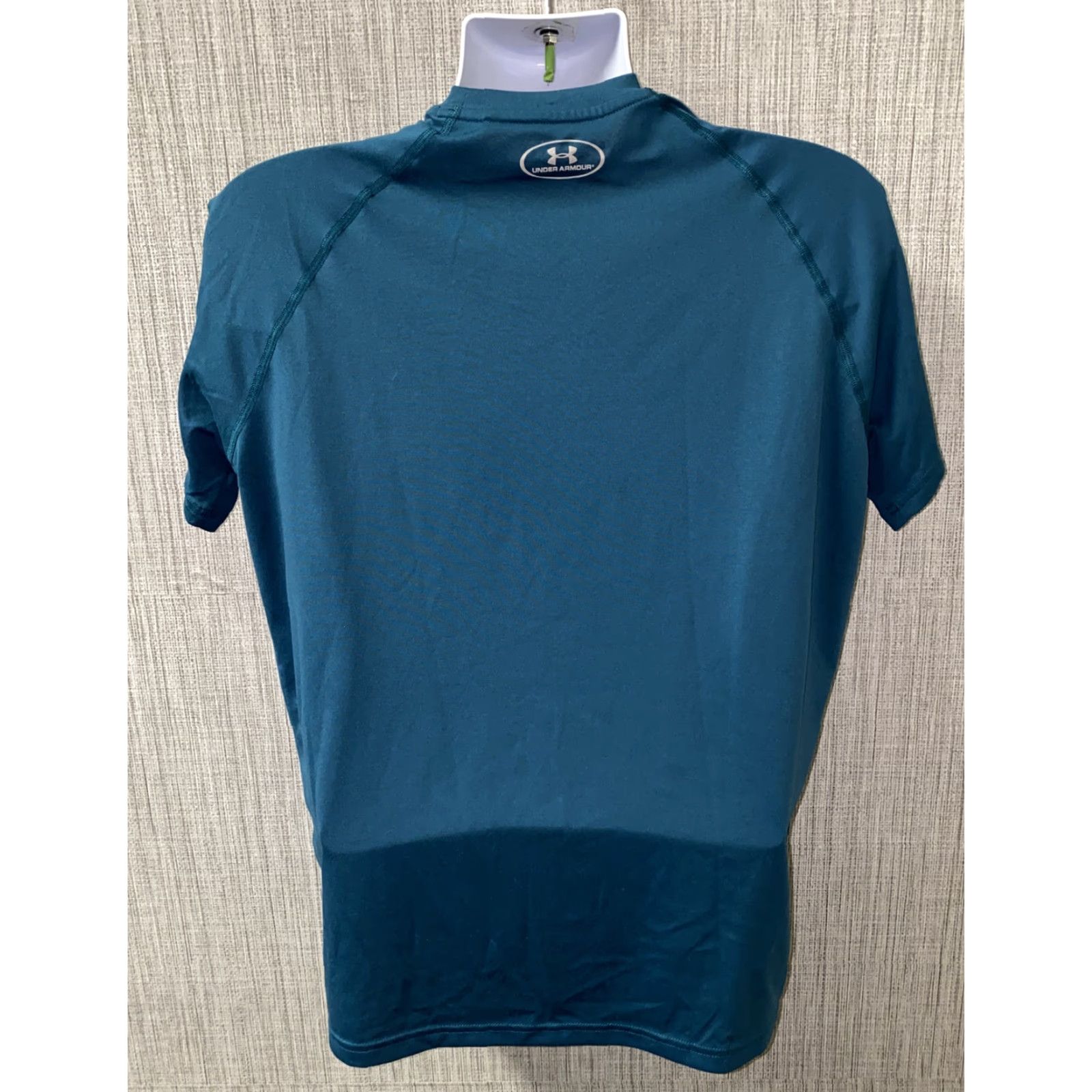 Under Armour Under Armour Mens Short Sleeve T-Shirt Size M Athletic Activewear Blue Solid HeatGear Pullover Tee Size US M / EU 48-50 / 2 - 3 Thumbnail