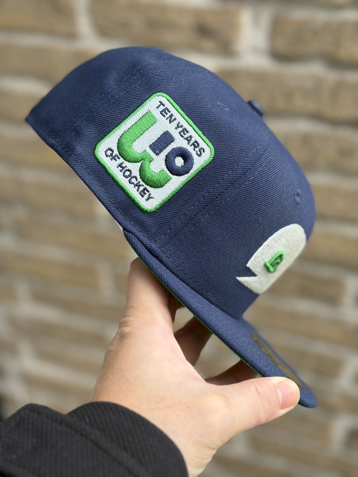 Topperz Blue Hartford Whalers size 7 1/4 Size ONE SIZE - 3 Thumbnail