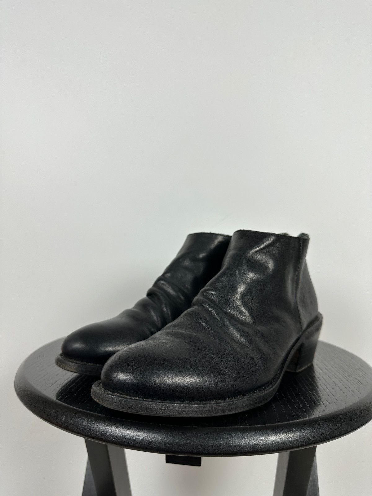 Fiorentini + Baker Fiorentini + Baker Black Leather Zip Ankle Boots Size US 8 / IT 38 - 10 Thumbnail