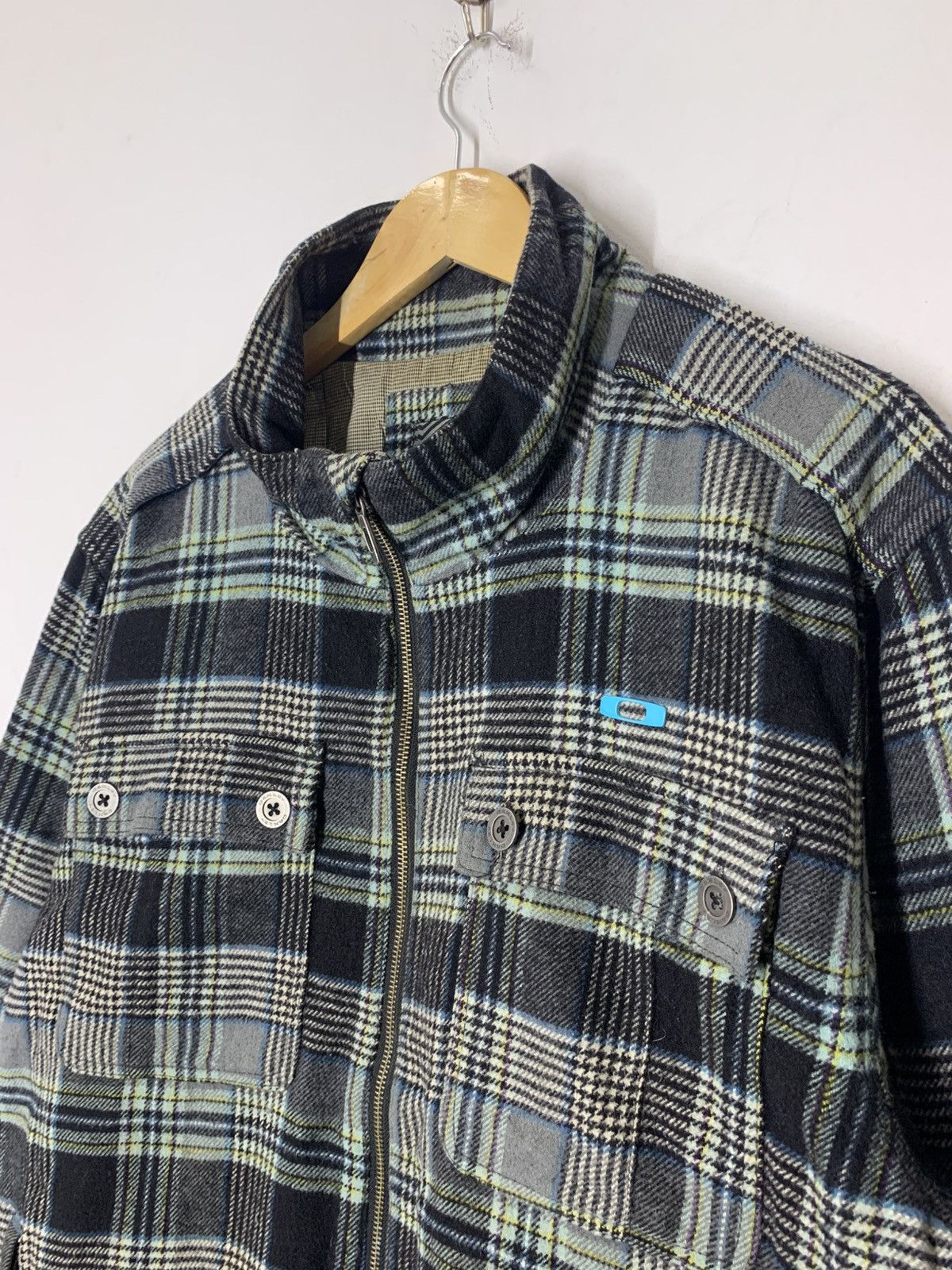 Oakley Vintage Oakley Plaid Heavy Jacket Size US XL / EU 56 / 4 - 9 Thumbnail