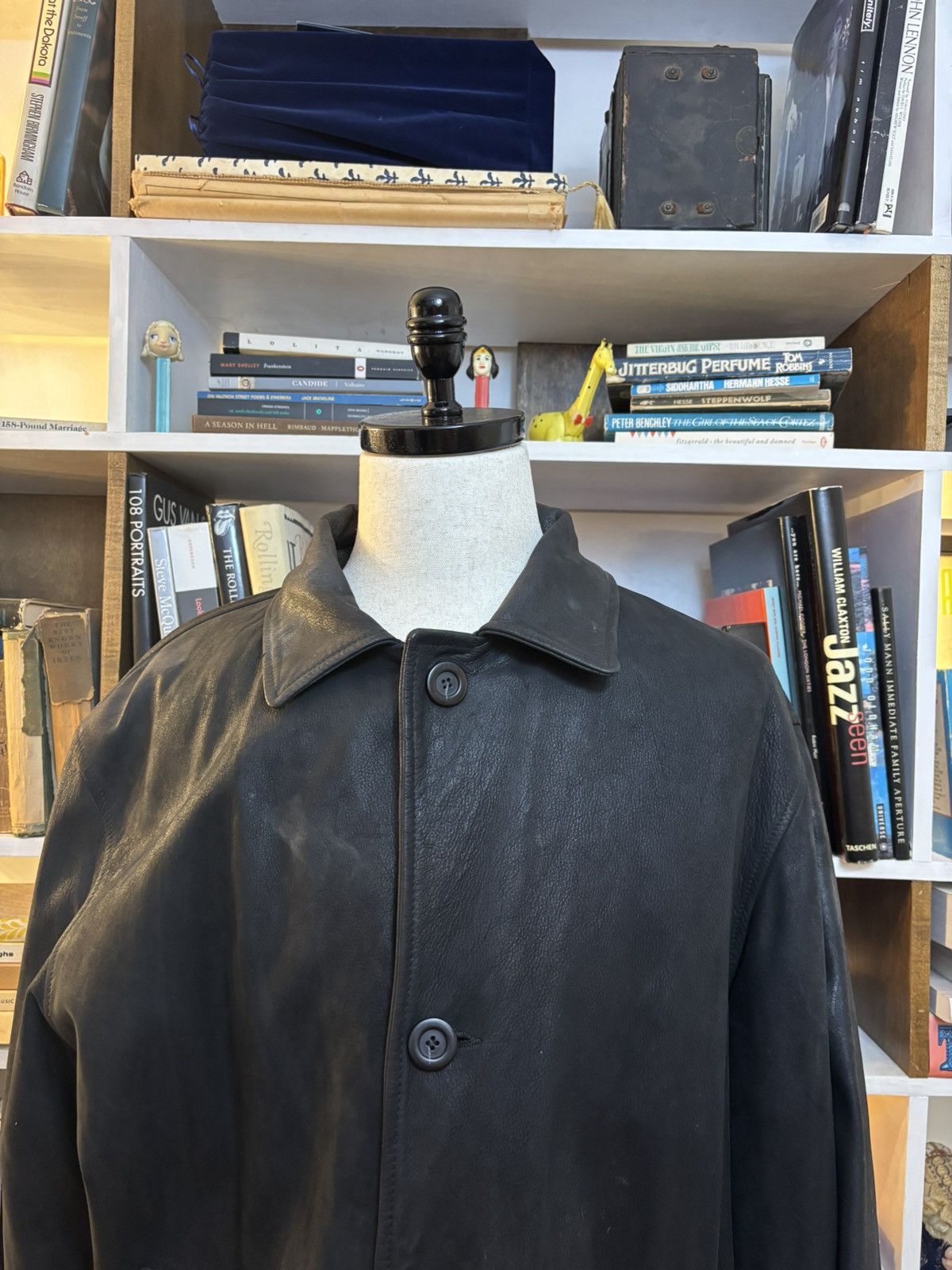 Vera Pelle Vintage Black leather jacket vera pelle bad words size 50 Size US L / EU 52-54 / 3 - 3 Thumbnail