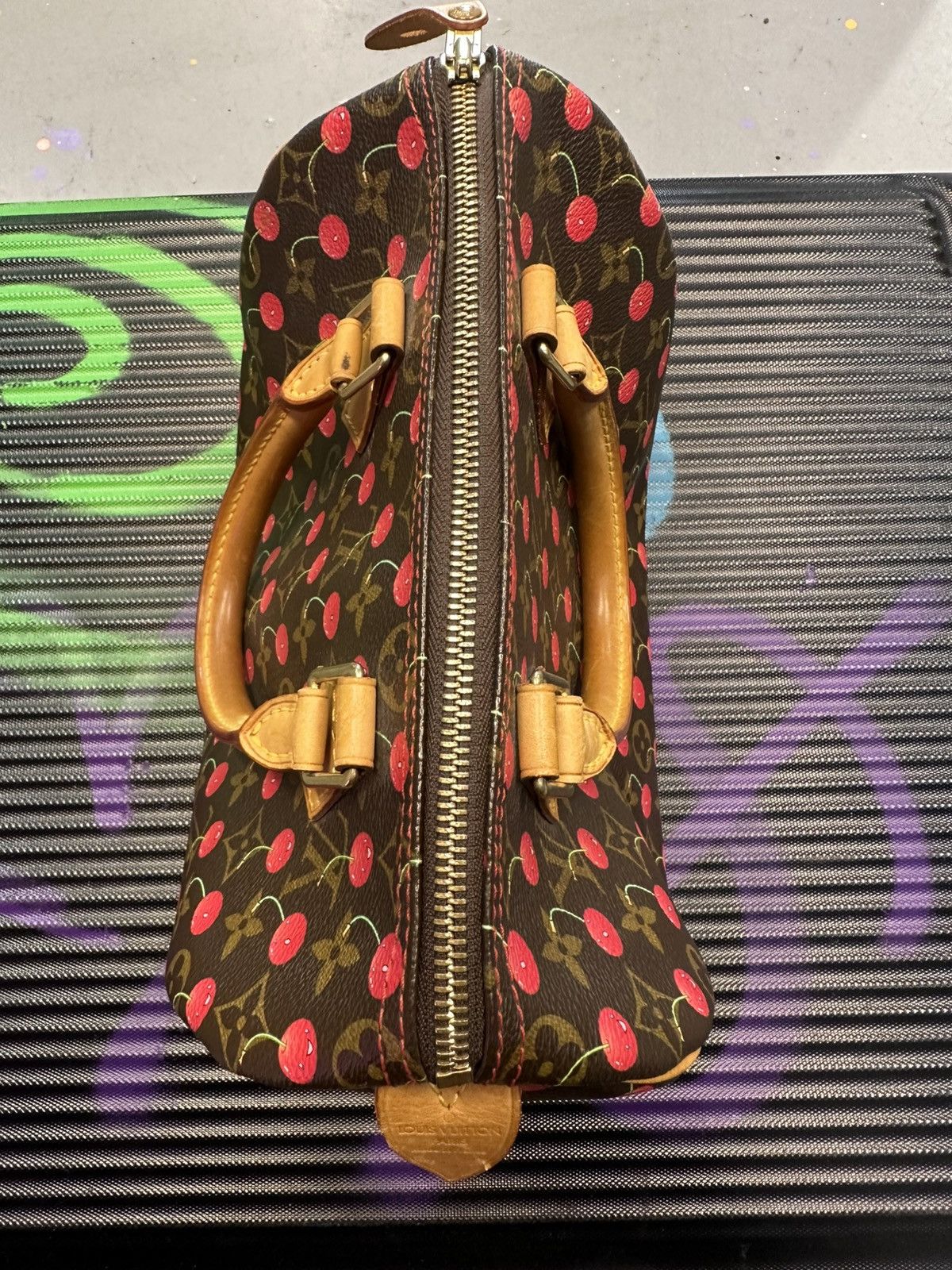 Louis Vuitton × Takashi Murakami Louis Vuitton Cherry Speedy 25 handbag Size ONE SIZE - 3 Thumbnail
