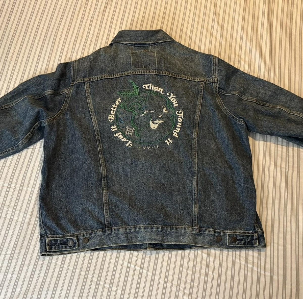 Levi's Levis Trucker Jacket - Earth Day Size US XL / EU 56 / 4 - 2 Thumbnail