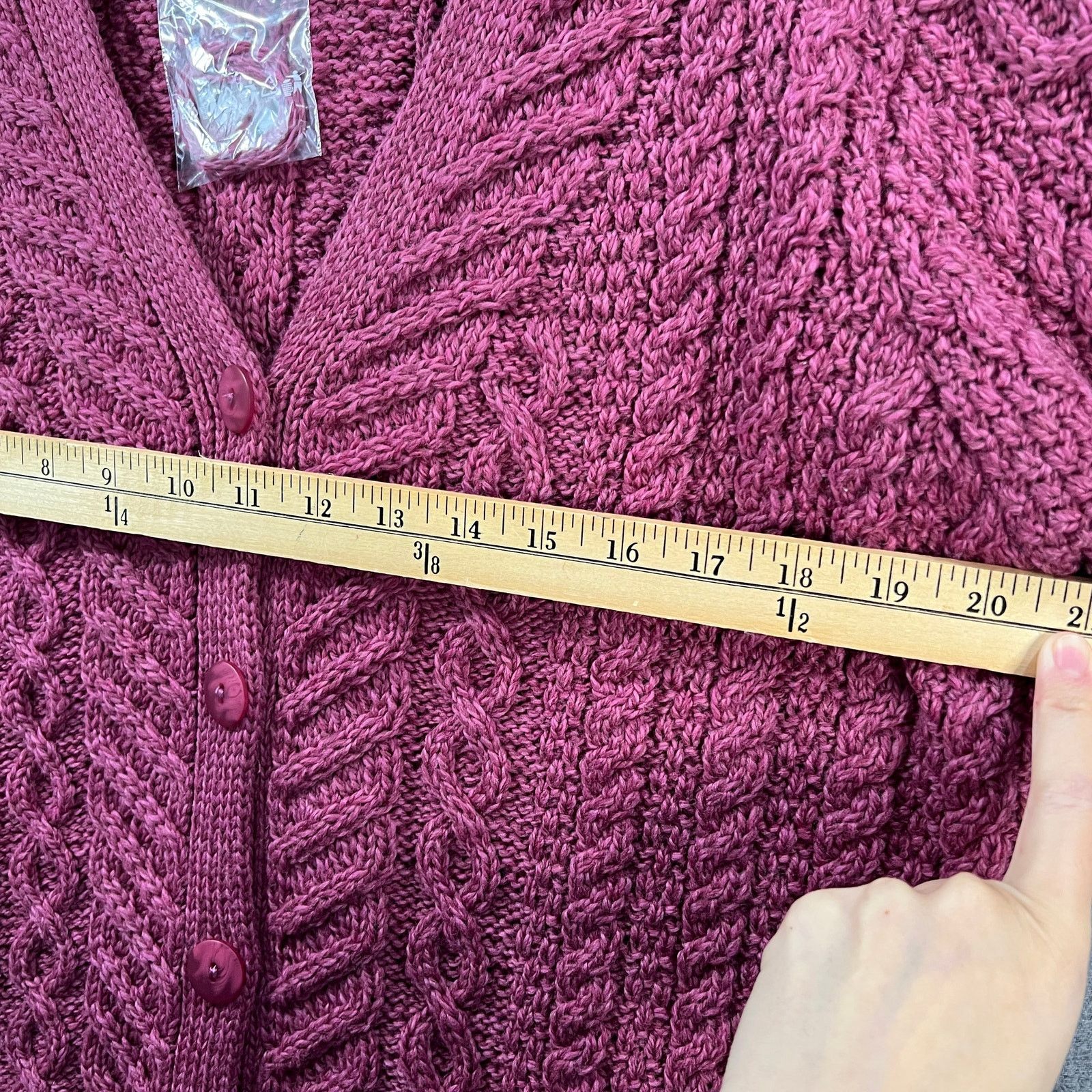 Aran Crafts Aran Craft Merino Wool Women's Sweater Size L / US 10 / IT 46 - 6 Thumbnail
