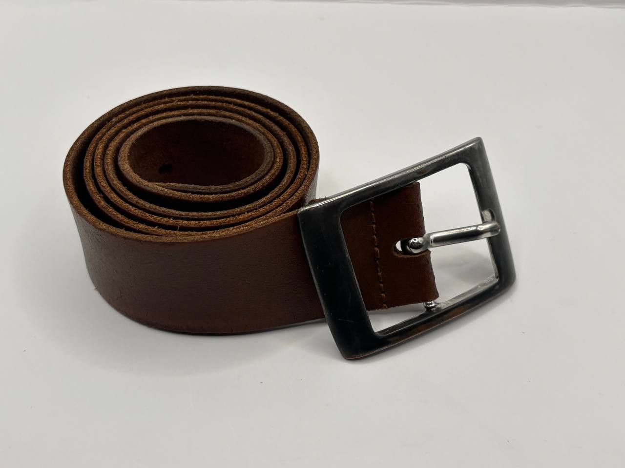 Vintage Anna Field Genuine Leather Belt - Brown - Size 80/32 Size ONE SIZE - 1 Thumbnail