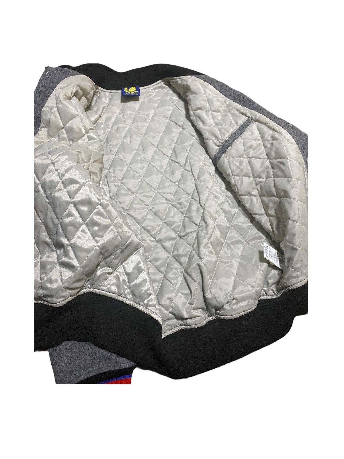 Billionaire Boys Club BBC Ice Cream OG Wool Varsity Jacket Gray Size US S / EU 44-46 / 1 - 3 Thumbnail