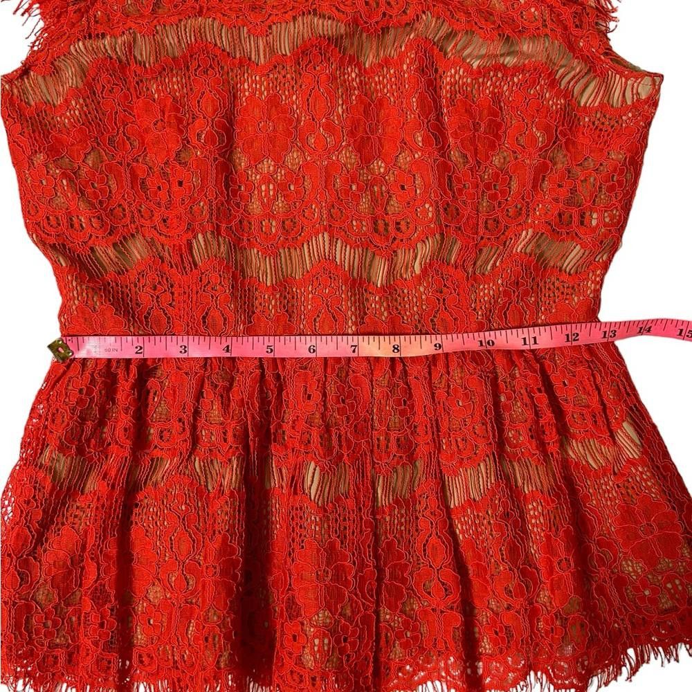 Designer Anthropologie l Maeve Katrine Lace Peplum Top SmallP Size S / US 4 / IT 40 - 5 Thumbnail