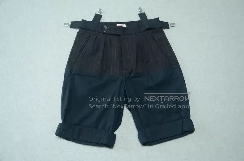 Raf Simons Raf Simons Stitching wool casual pants suit pants shorts Size US 30 / EU 46 - 1 Thumbnail
