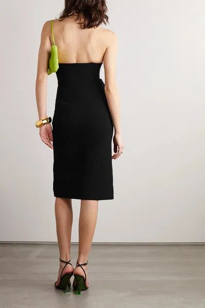 Off-White o1y1125 Midi Dress in Black Size XS / US 0-2 / IT 36-38 - 3 Thumbnail