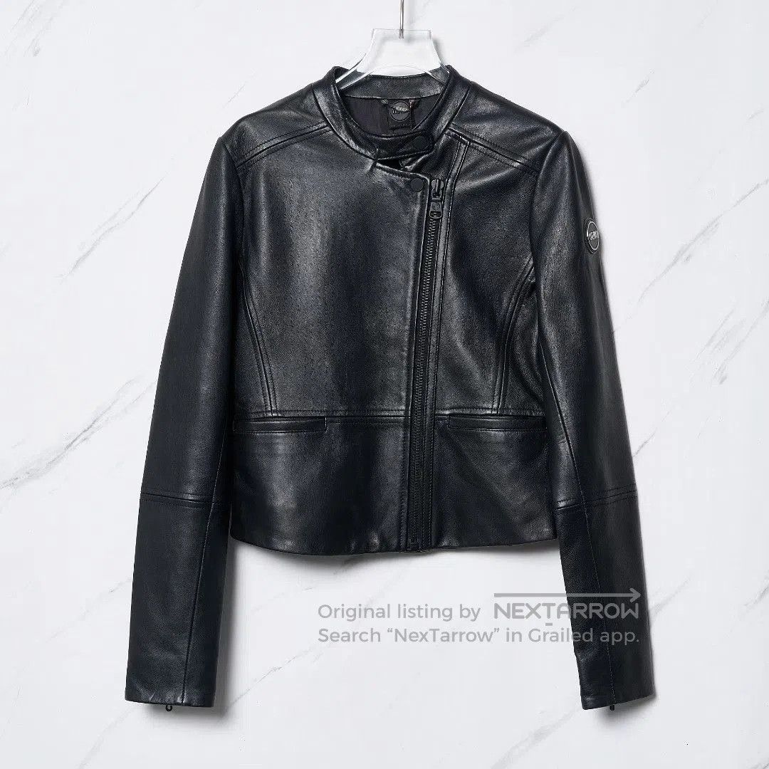 Colmar Colmar Women's Moto Leather Jacket. Size S / US 4 / IT 40 - 1 Thumbnail