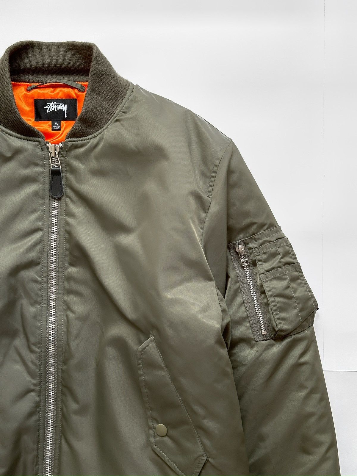 Comme des Garcons × Stussy Stussy CDG MA-1 Bomber Jacket 40th Anniversary Size US M / EU 48-50 / 2 - 4 Thumbnail