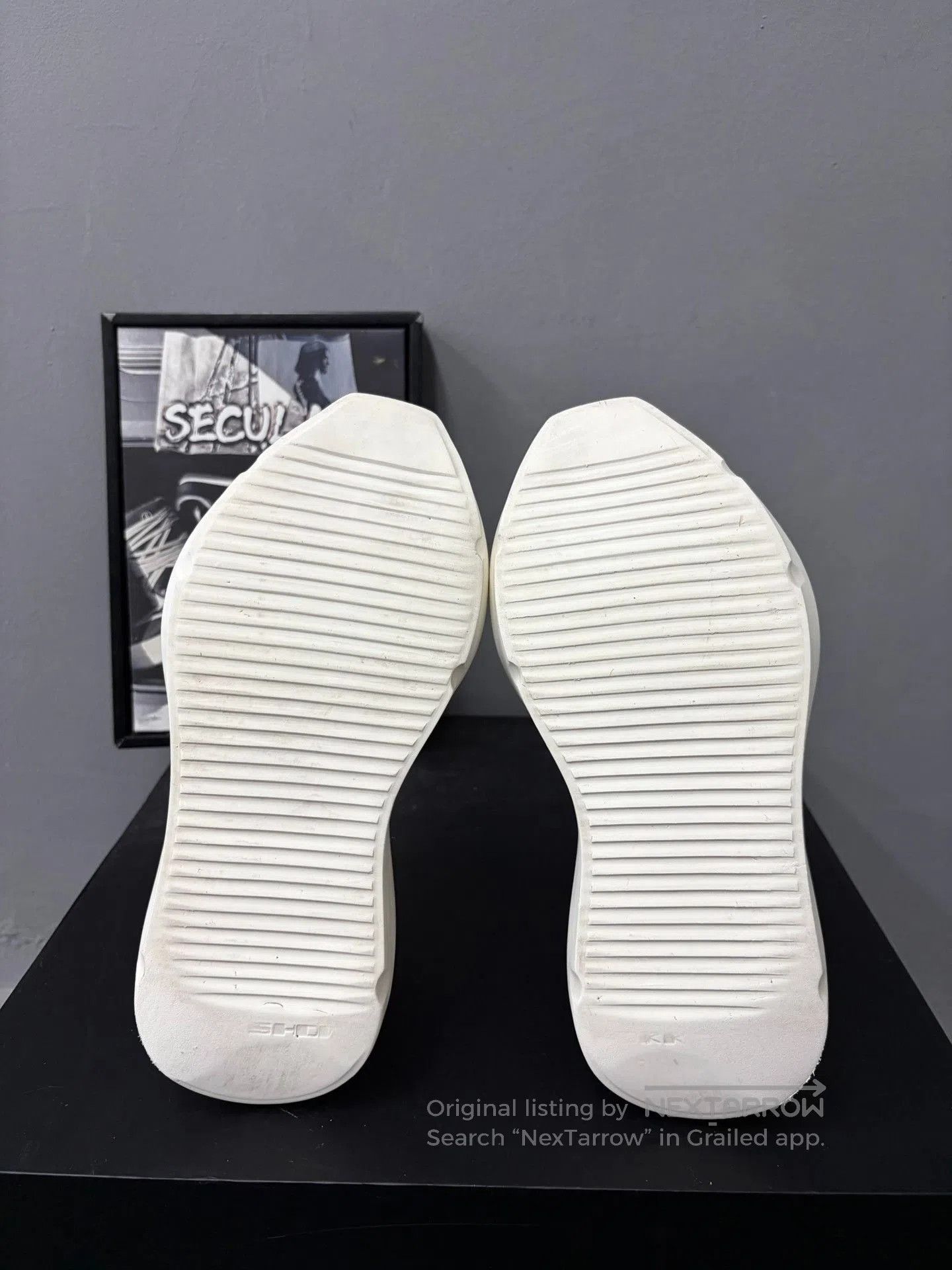 Rick Owens Rick Owens Classic Black White Low Top. Size US 5 / IT 35 - 8 Thumbnail