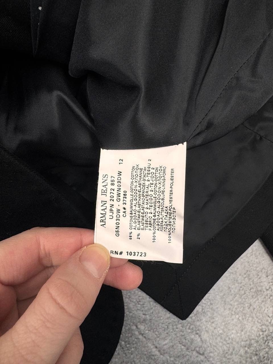 Armani Armani Jeans Women's Blazer Black Size L Size L / US 10 / IT 46 - 5 Thumbnail